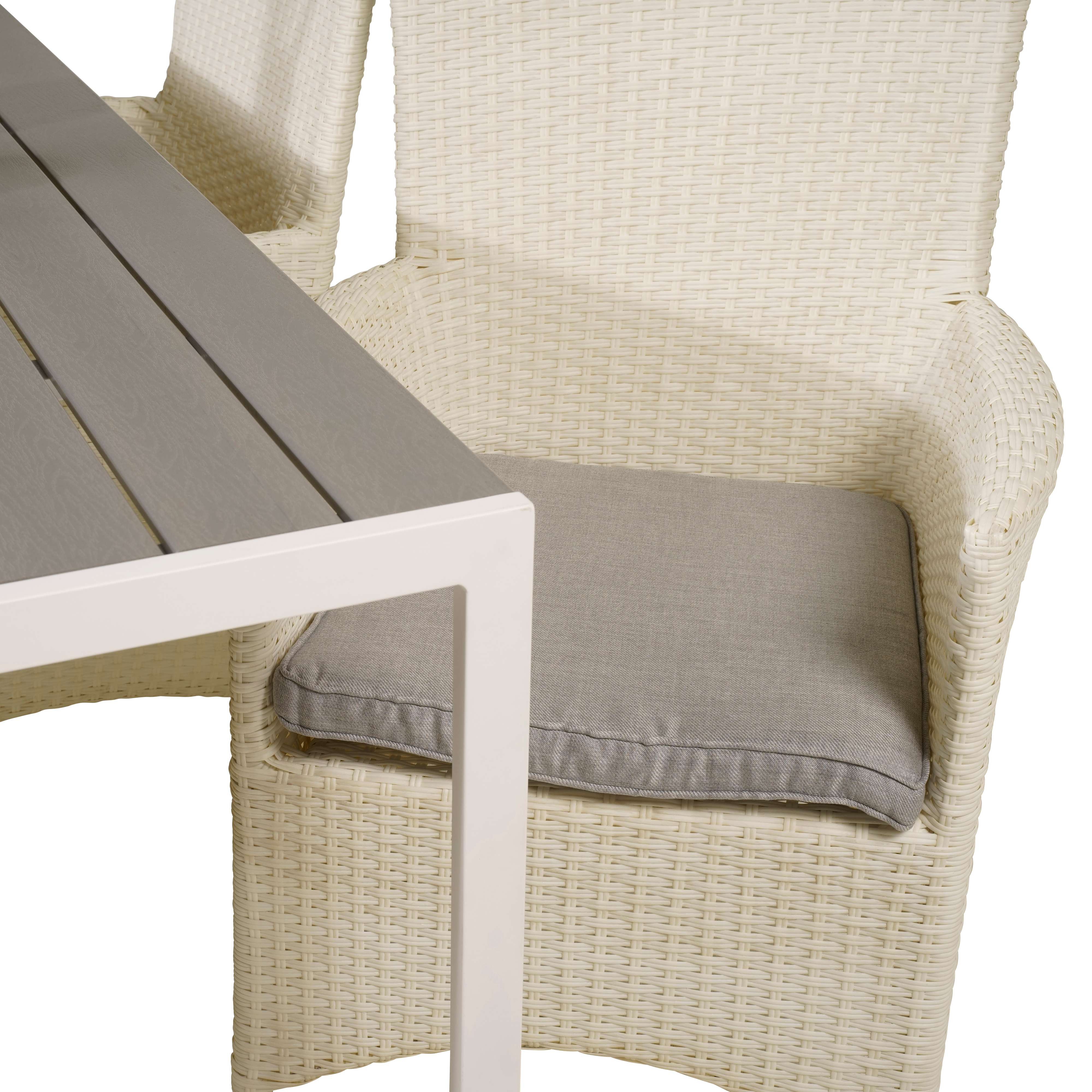 Spisegruppe Venture Home Bront 150 med 4 Milwa Stoler