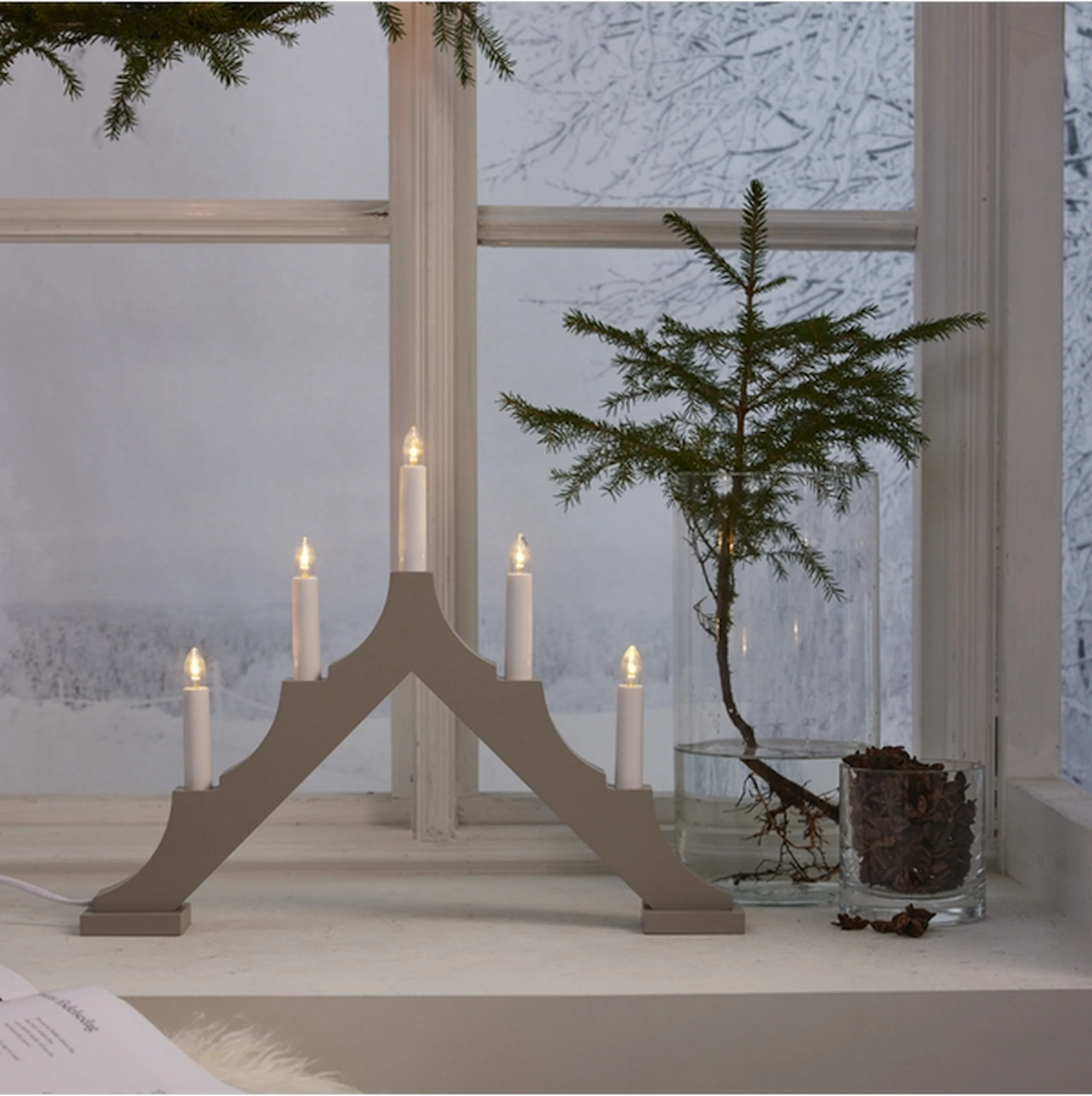 Adventstake Star Trading Alma 5 Lys
