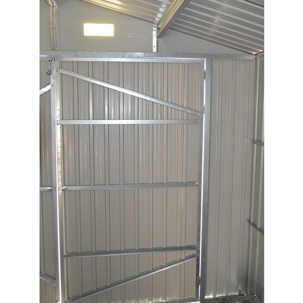 Garasje Metalcraft 18m² Antrasitt/Hvit