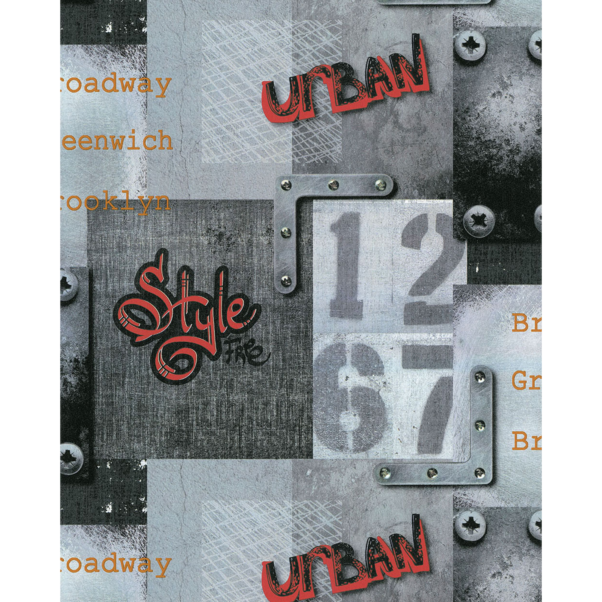 Tapet Lut&eacute;ce Urban Style Rouge 11201710