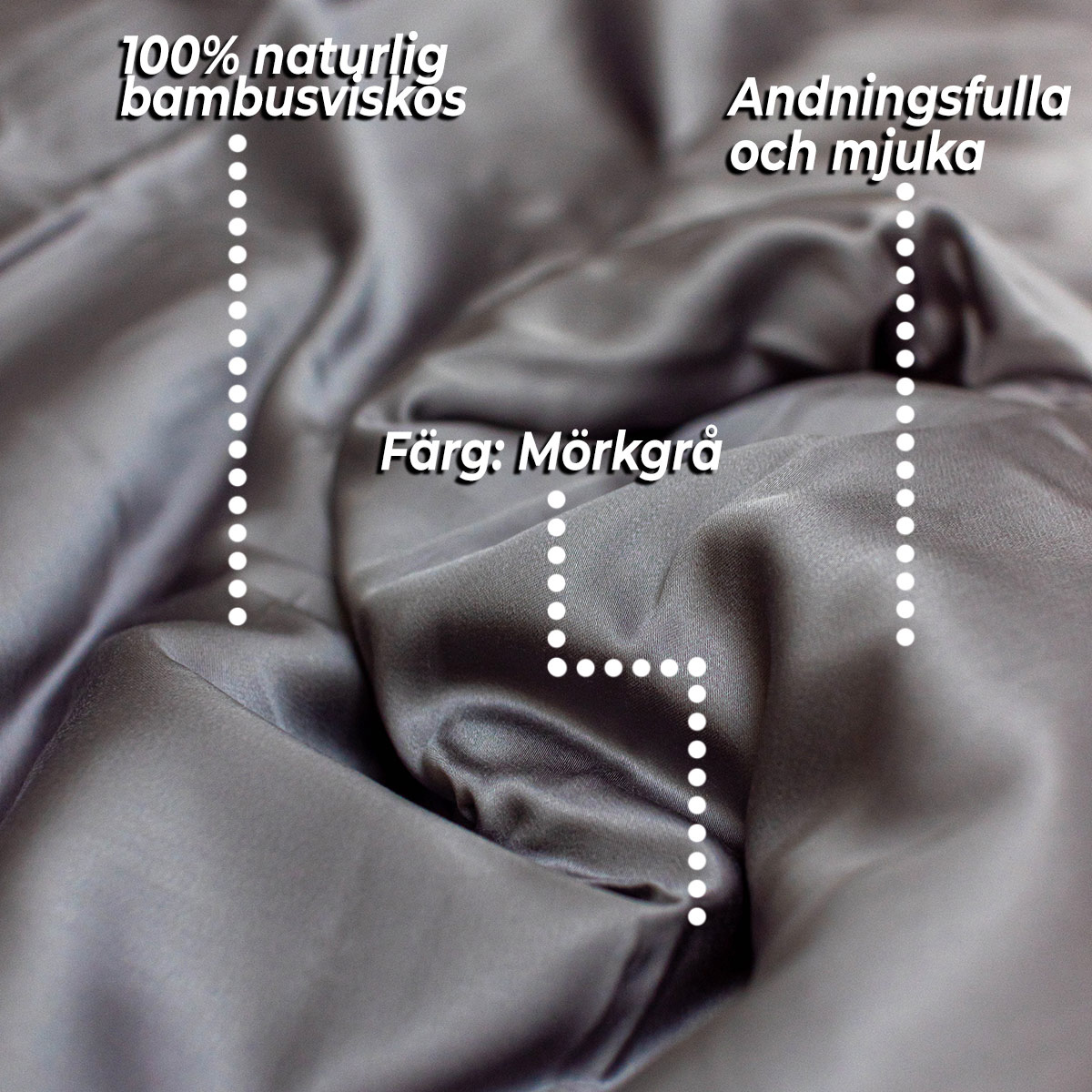 Lakenpose Polar Night Bambu Enkeltseng