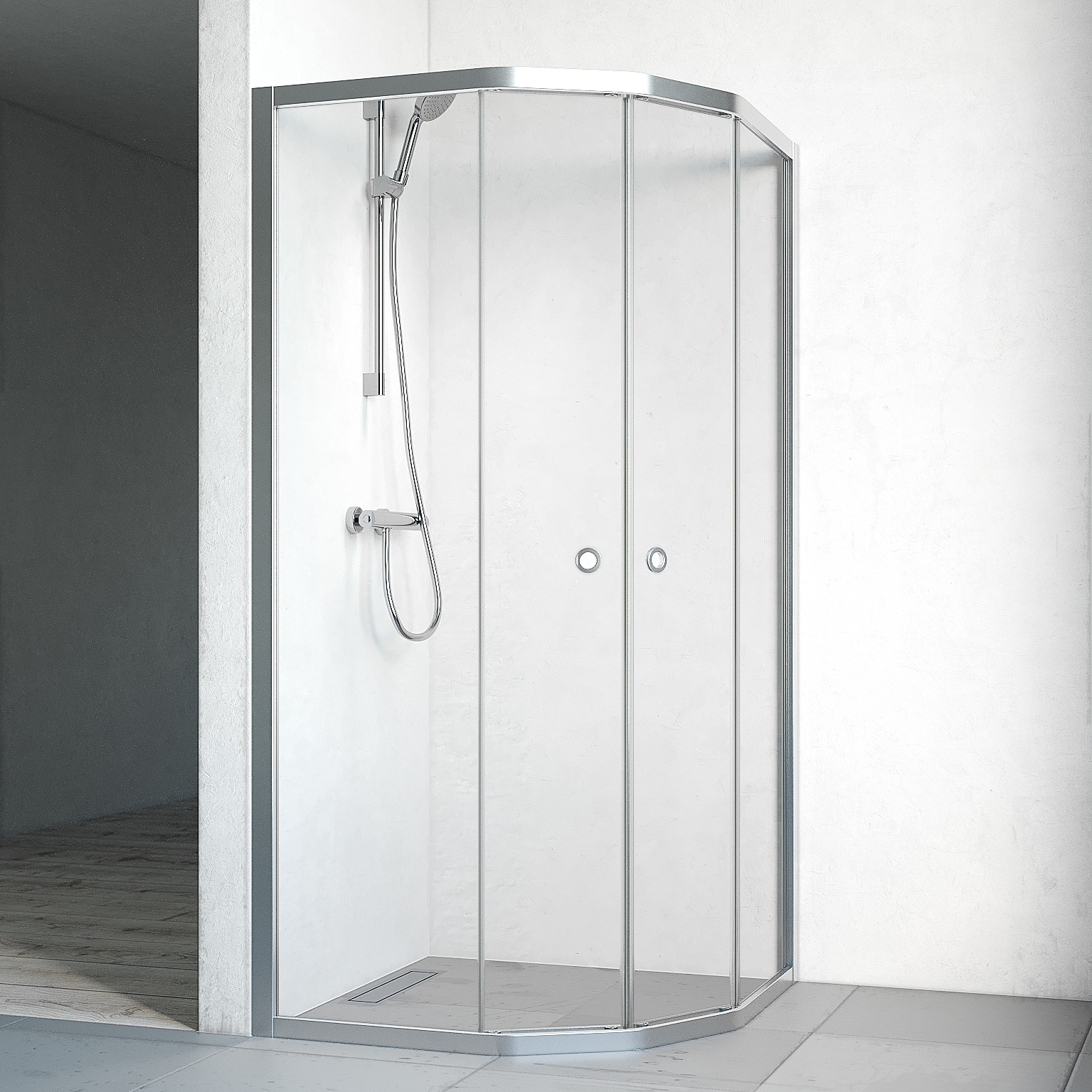 Dusjhjørne Macro Design Flow Semi