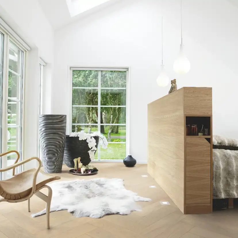 Parkett Pergo Saltholm Light Herringbone Oak