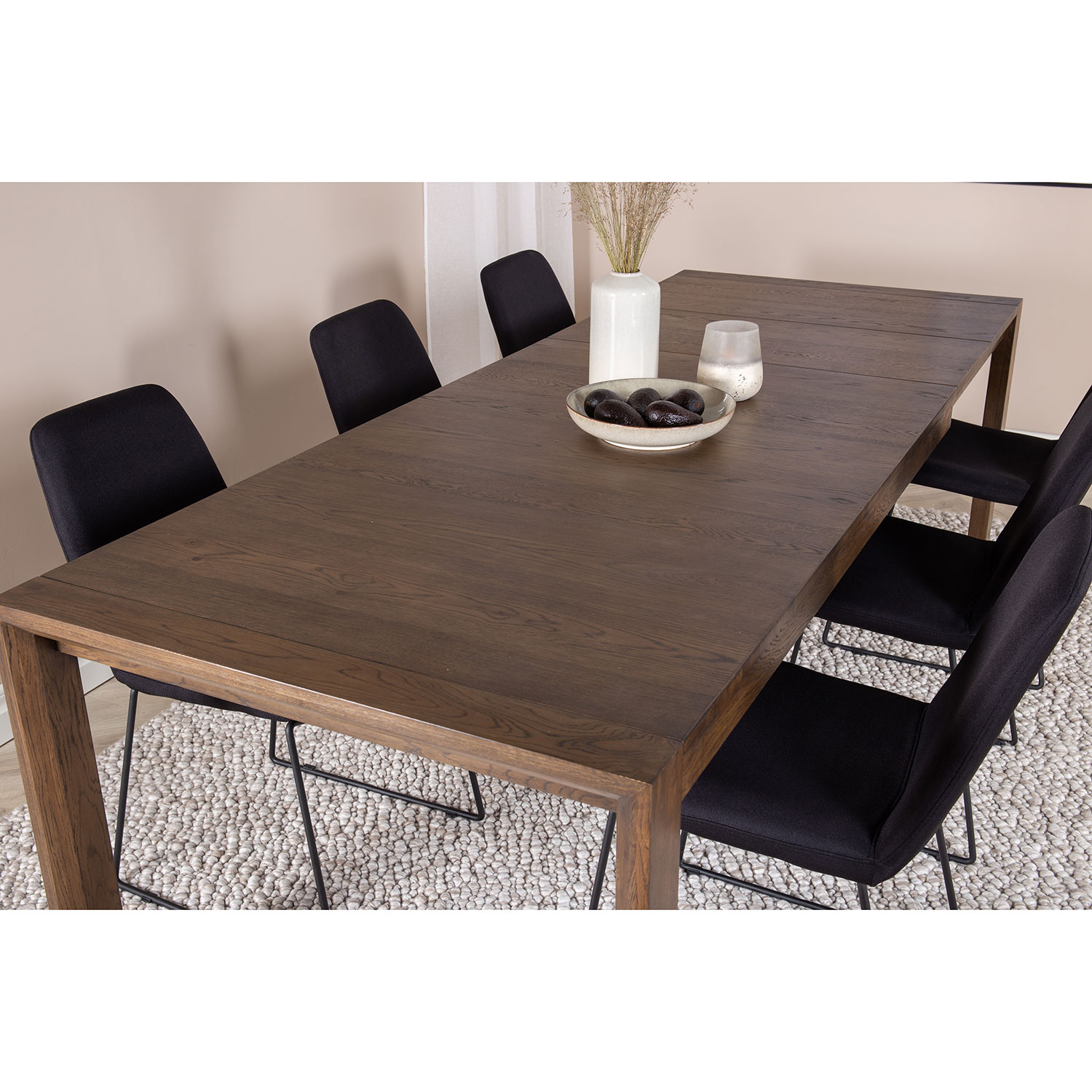 Spisegruppe Venture Home Slider med 6 Muce Stoler