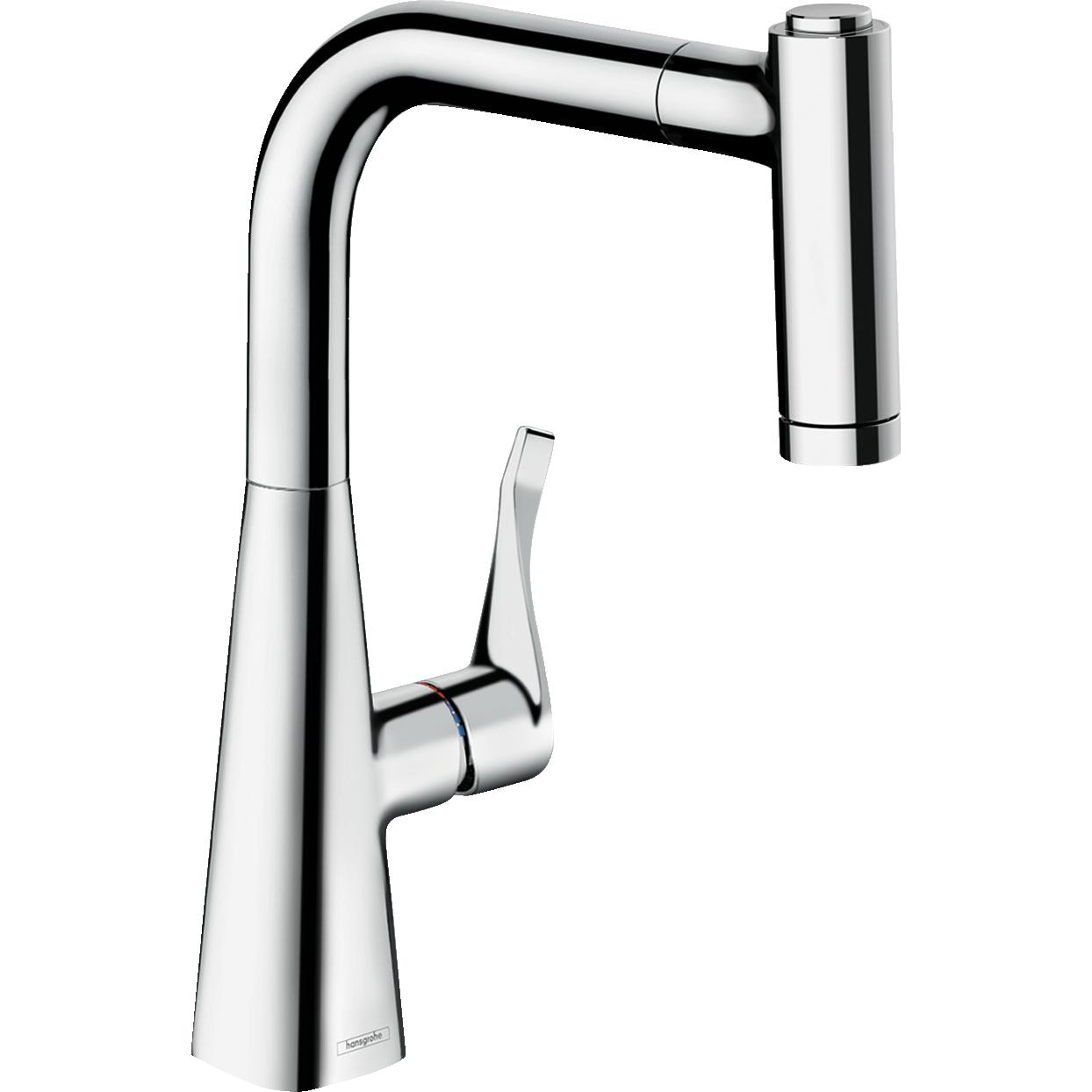 K&ouml;ksblandare Hansgrohe Metris M71 med Utdragbar Pip