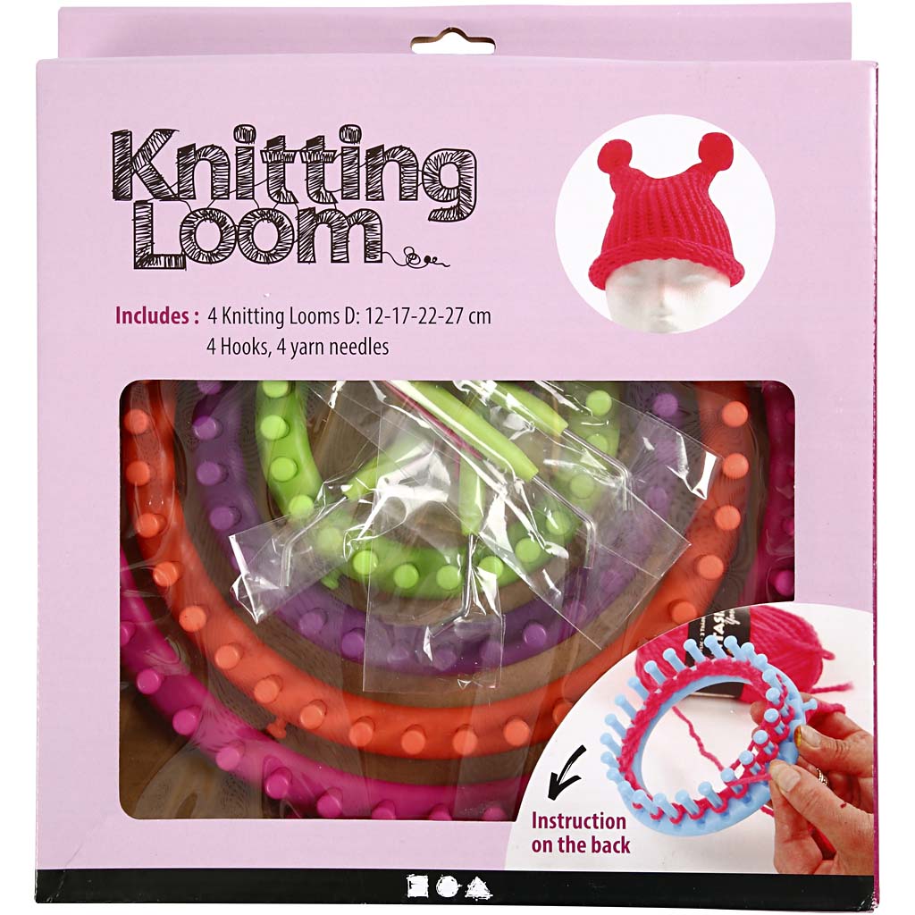 Strikkering Creativ Company 12/17/22/27 cm