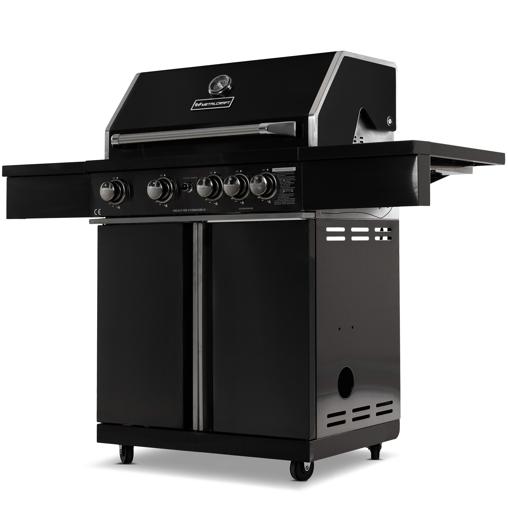 Gassgrill Metalcraft Malibu Blackline