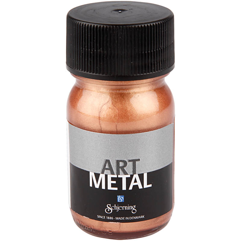 Art Metal färg, koppar, 30 ml/ 1 flaska Kobber, 30 ml