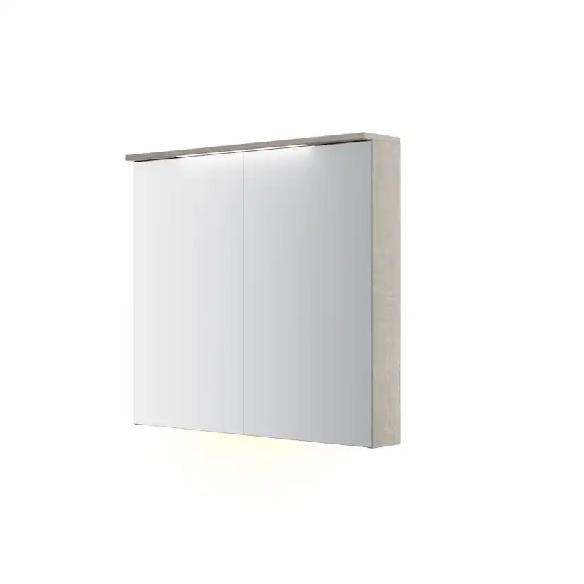 Speilskap FOSSBAD B90 D12 med Lystopp