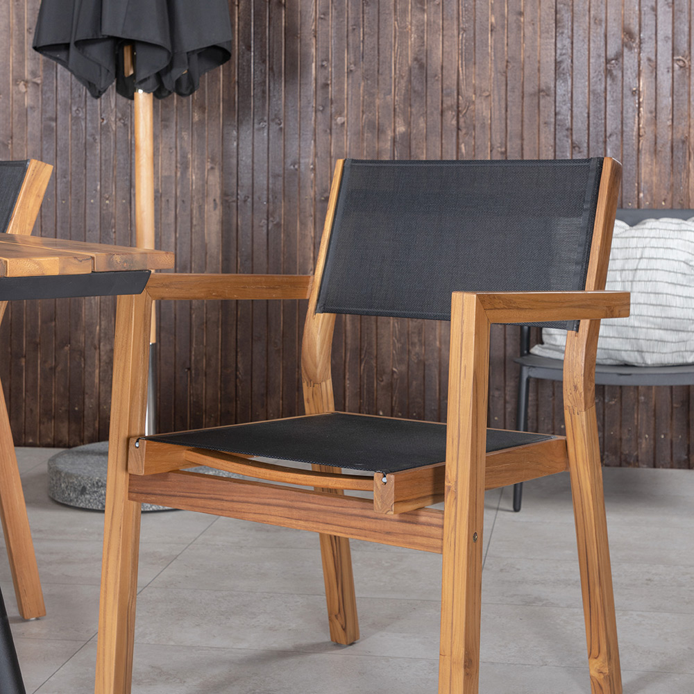 Spisegruppe Venture Home Chane med 4 Vum Stablebare Spisestoler