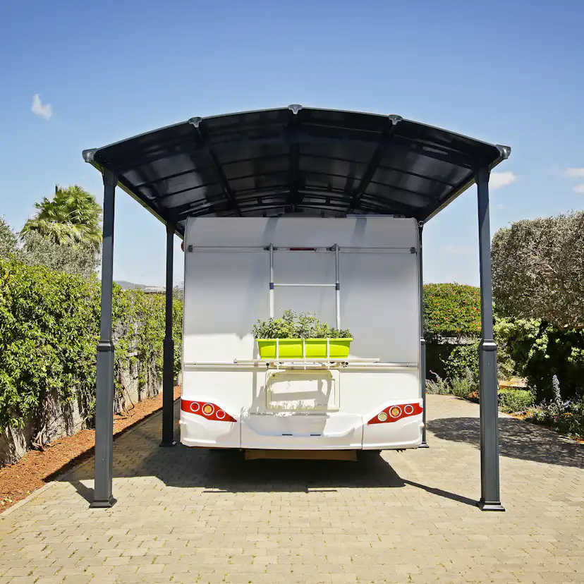 Carport Canopia av Palram Alpine i Metall for Bobil 3,6x13 m