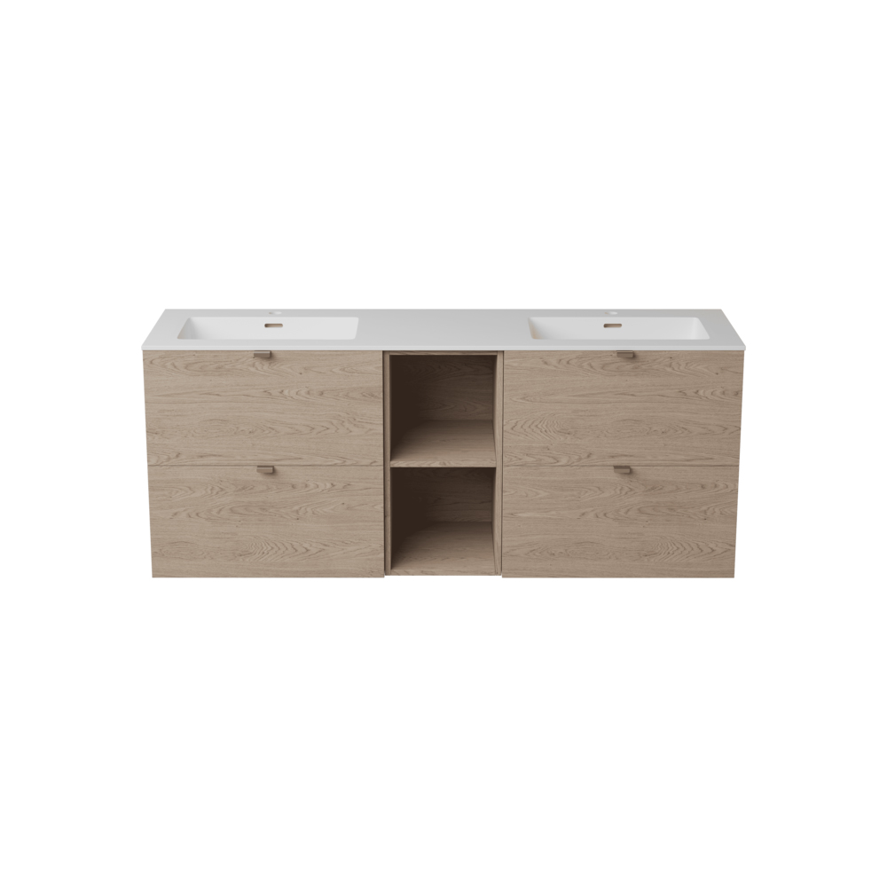 Servantskap FOSSBAD Variant46 B150 for Heldekkende Dobbelservant