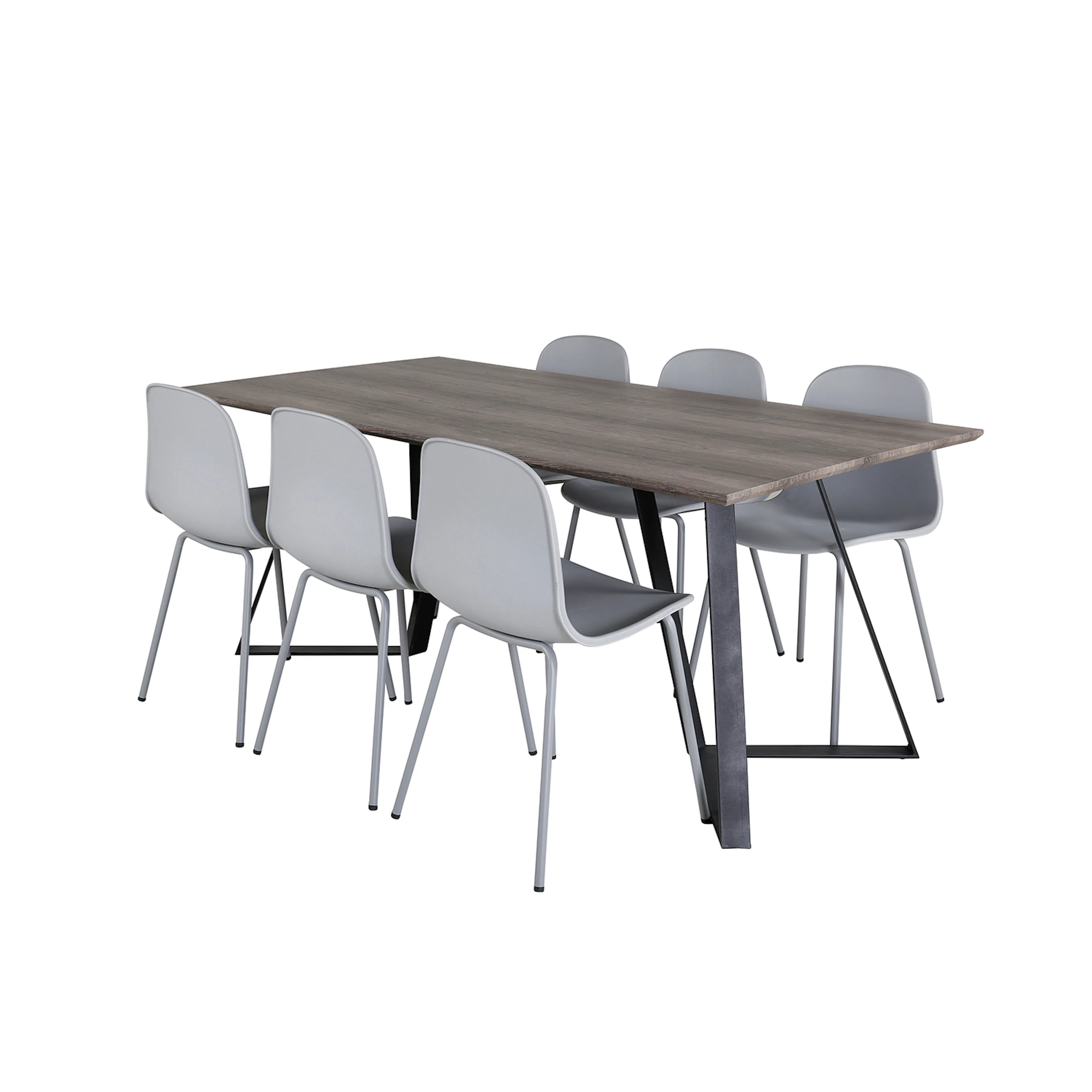 Spisegruppe Venture Home Madde med 6 Ardi Stoler