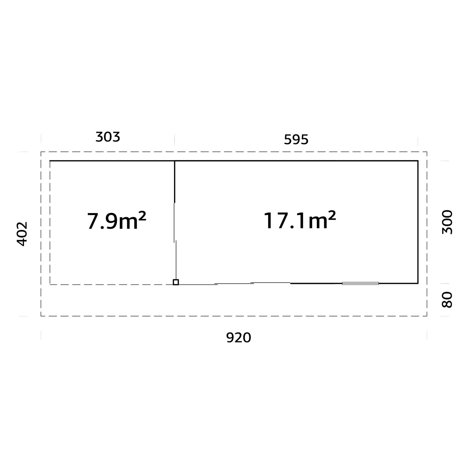 Hagestue Palmako Andrea 17,1 + 8,6 m2