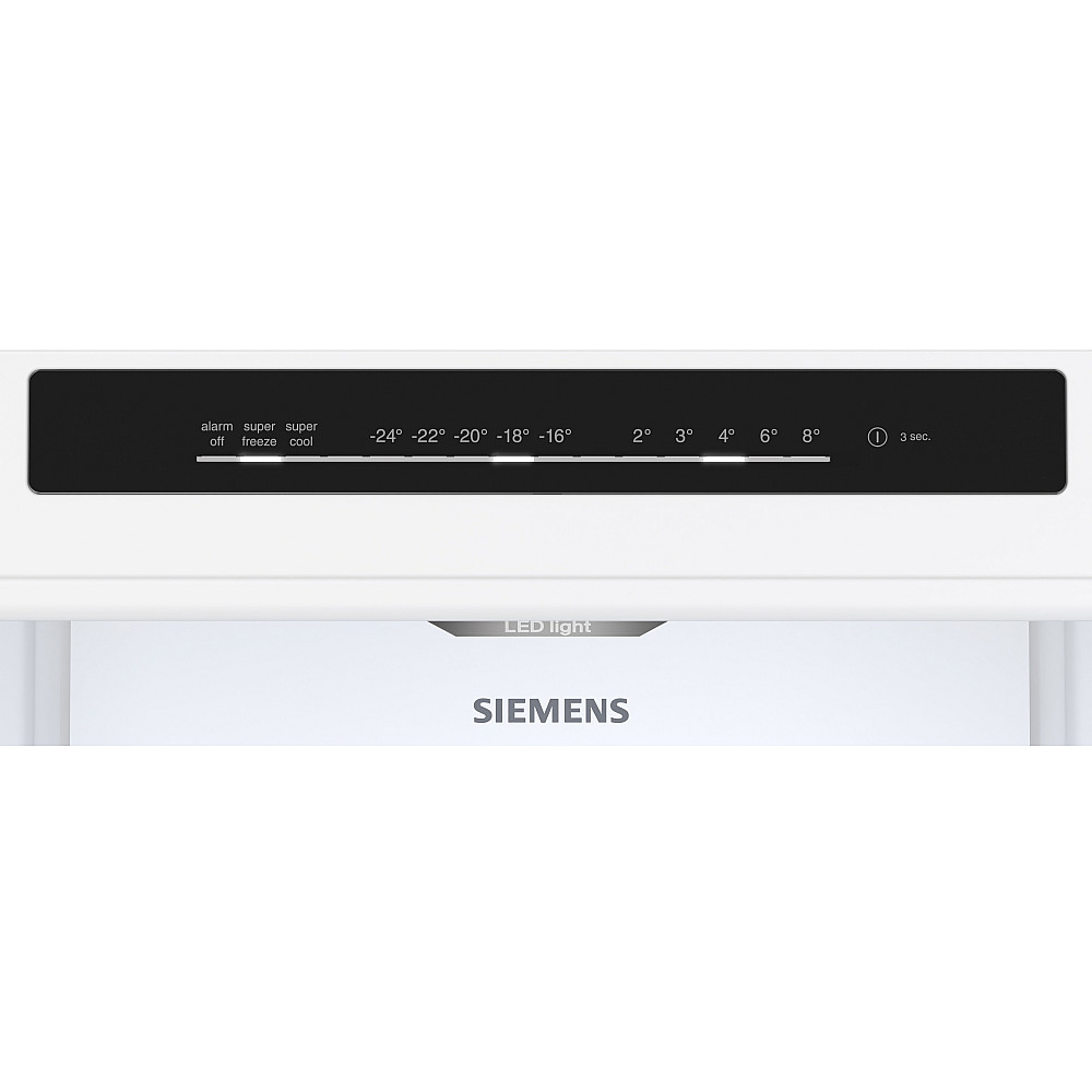 Frittstående Kjøleskap og Fryser Siemens KG36N2WCF iQ300 Med LED-Belysning 186 x 60 Cm