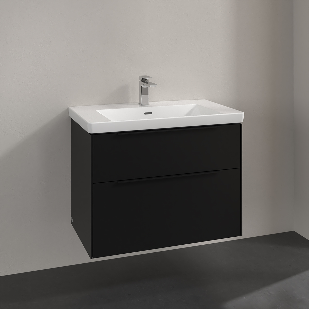 Tvättställsskåp Villeroy & Boch Subway 3.0 med 2 Lådor