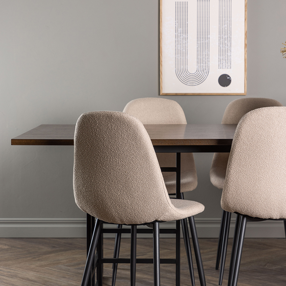 Spisegruppe Venture Home Ystad med 6 stk Polar Stoler