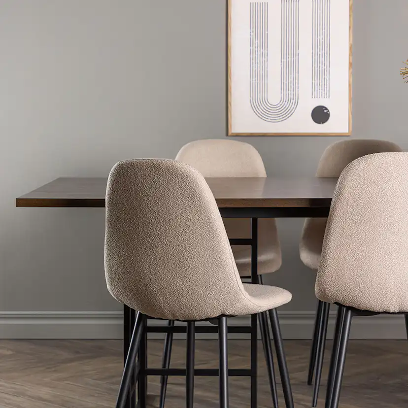 Spisegruppe Venture Home Ystad med 6 stk Polar Stoler