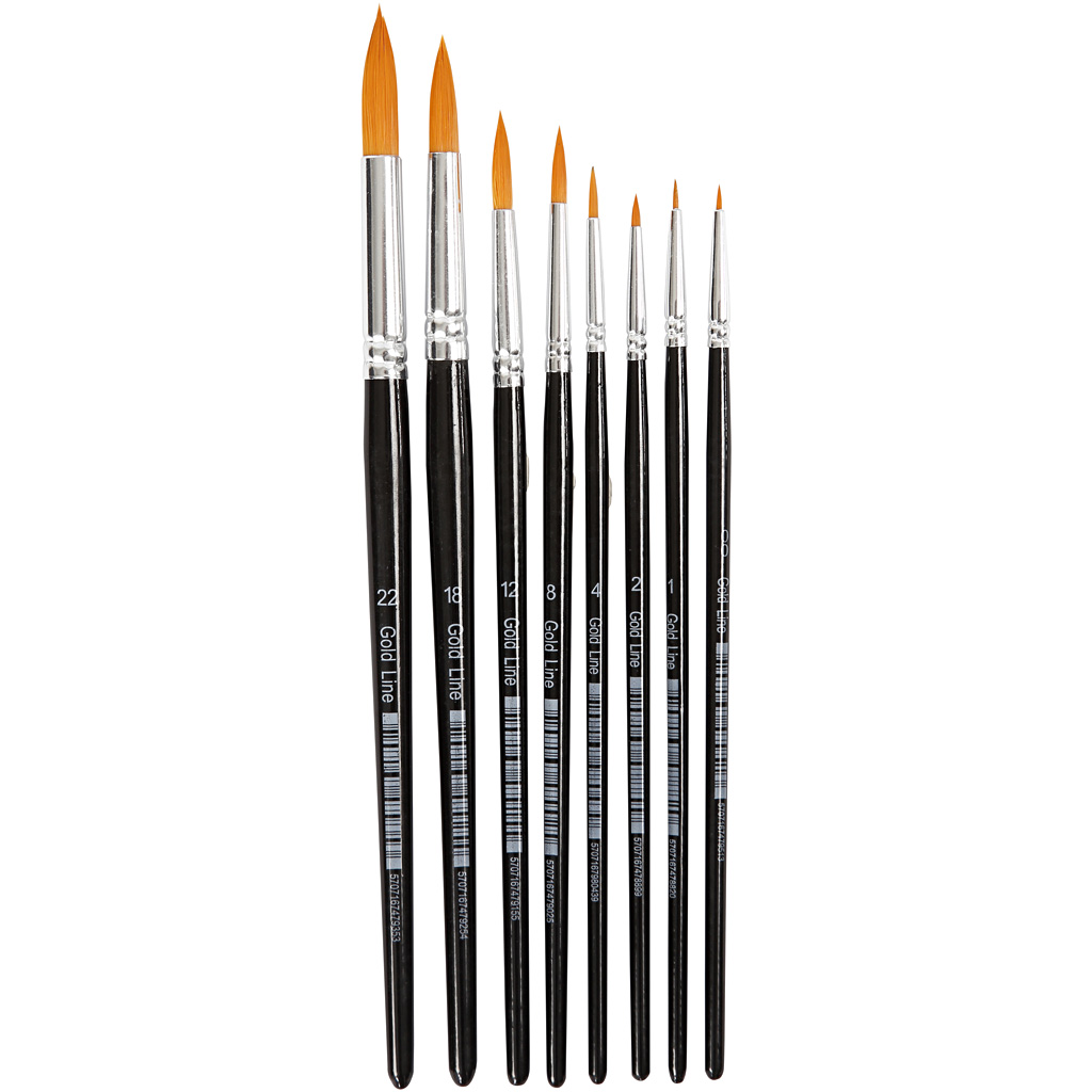Pensler Creativ Company Gold Line Rund Nr 0-22 8 Stk/1 Pk