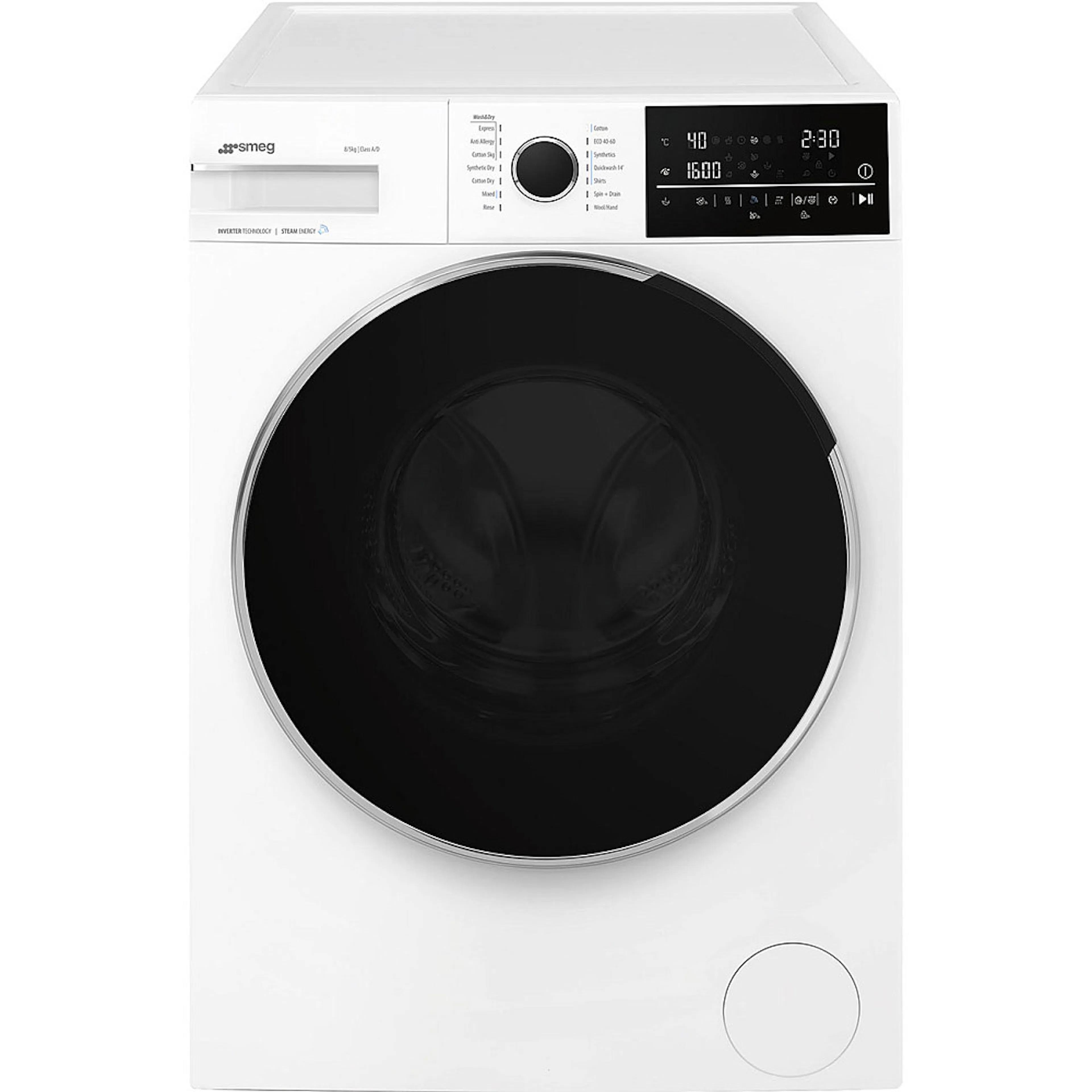 Kombinert Vask/tørk Smeg WDN854SLDIN