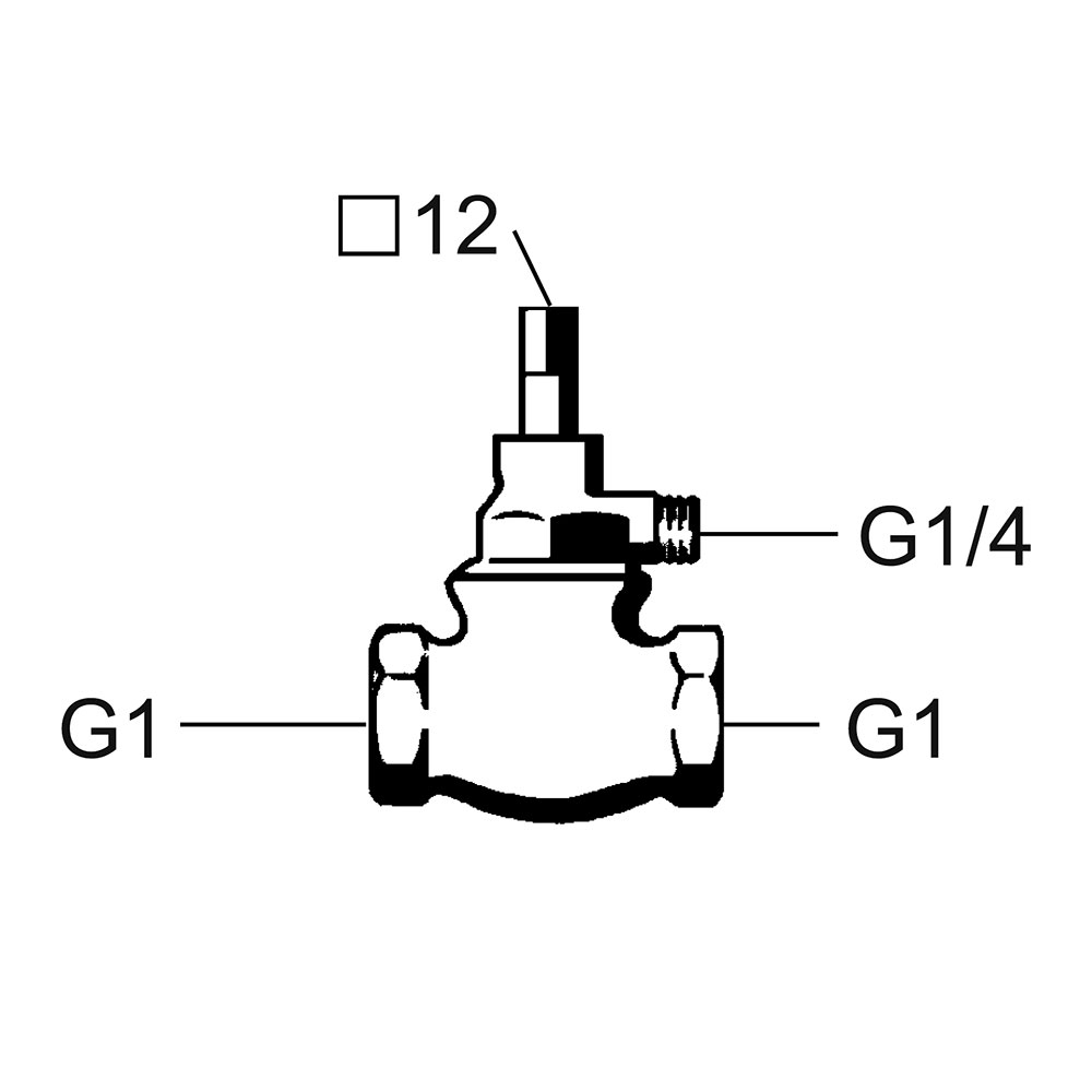 Vattenpostventil FM Mattsson G25