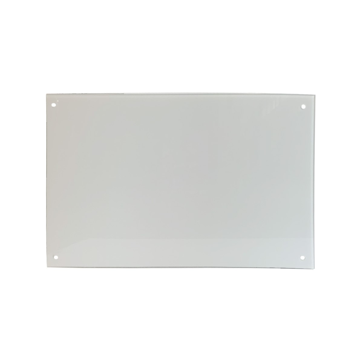 Glassplate Fibo Herdet Hvit Glass