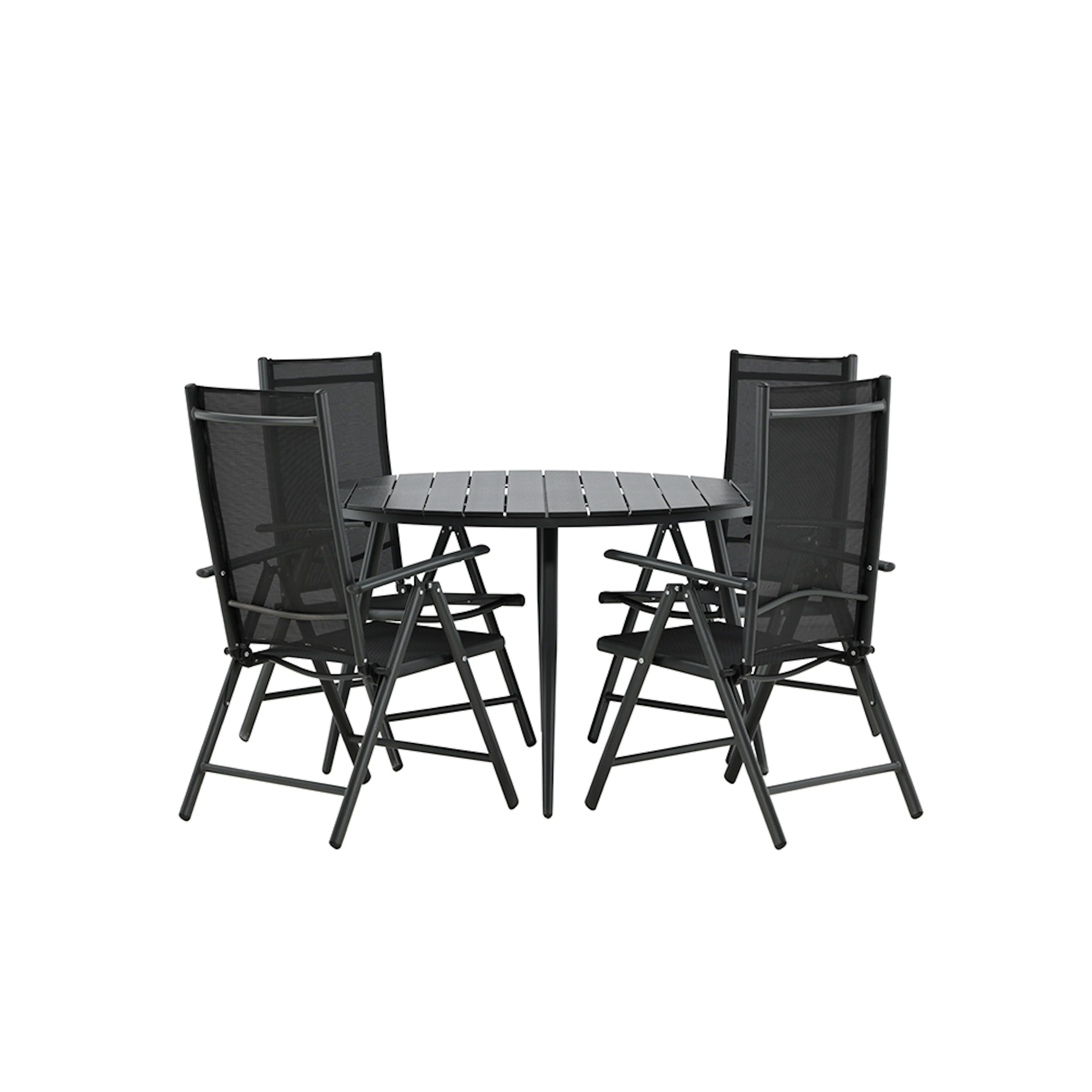 Spisegruppe Venture Home Break Ø120 cm med 4 Break Stoler