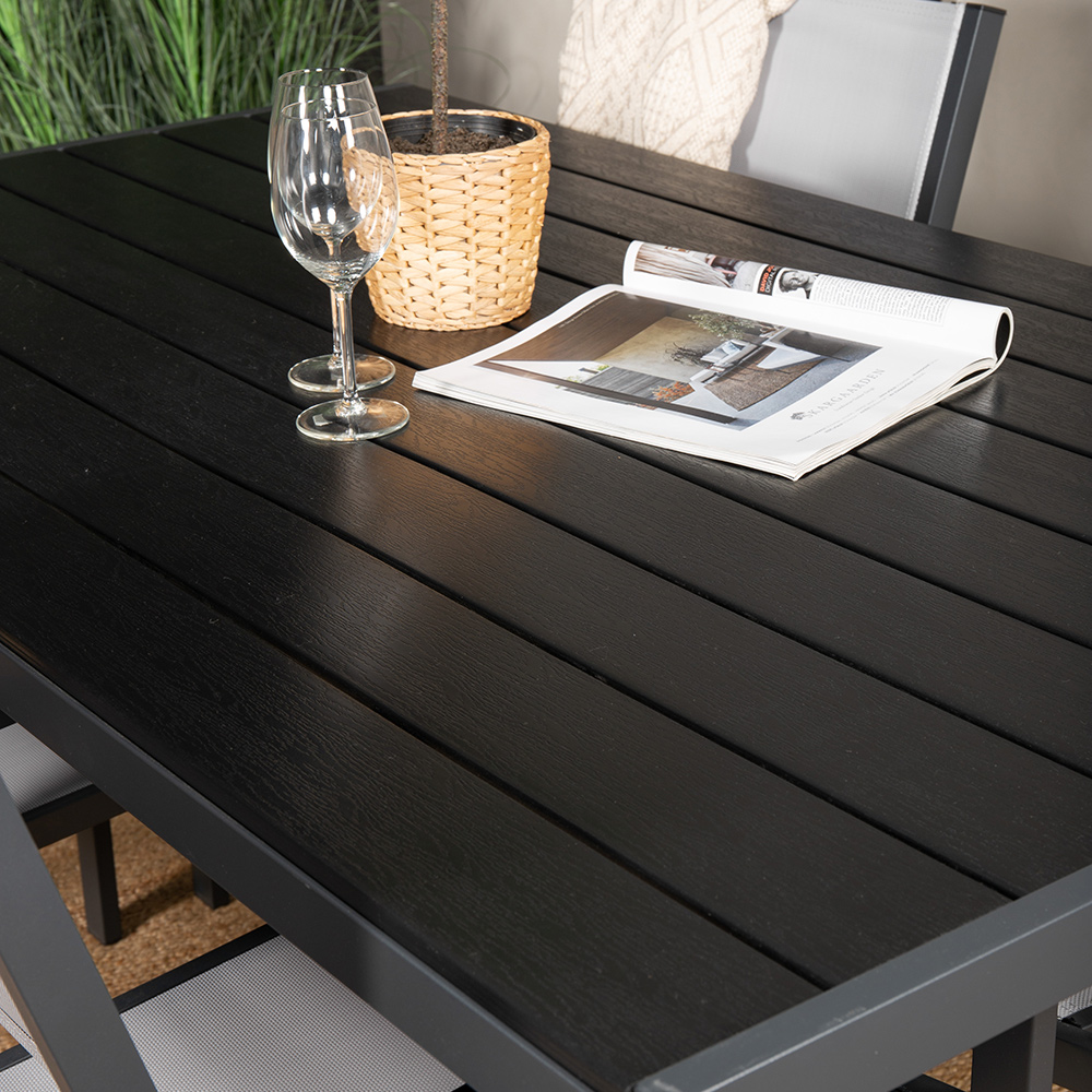 Spisegruppe Venture Home Bront 150 med 4 Copacabana Lenestoler