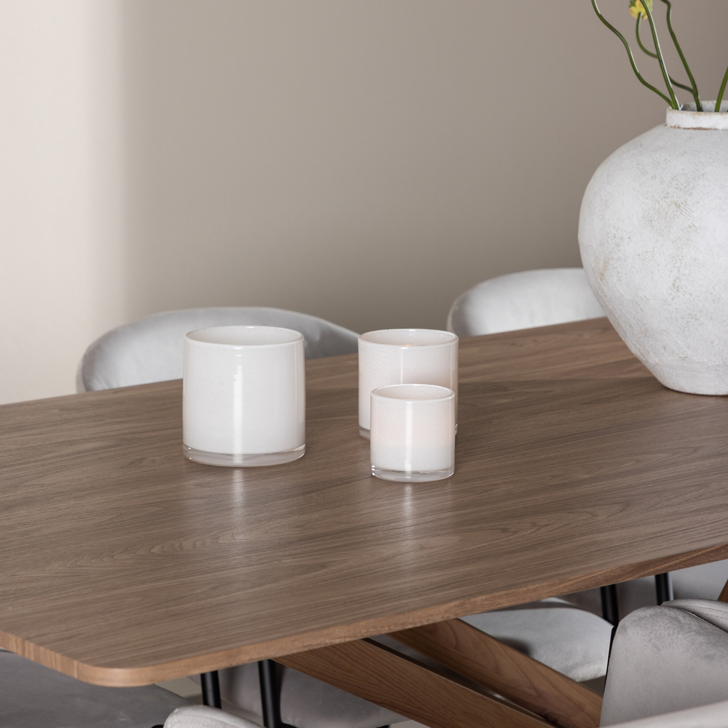 Spisegruppe Venture Home Piazza 180 med 6 stk Evelina Stoler