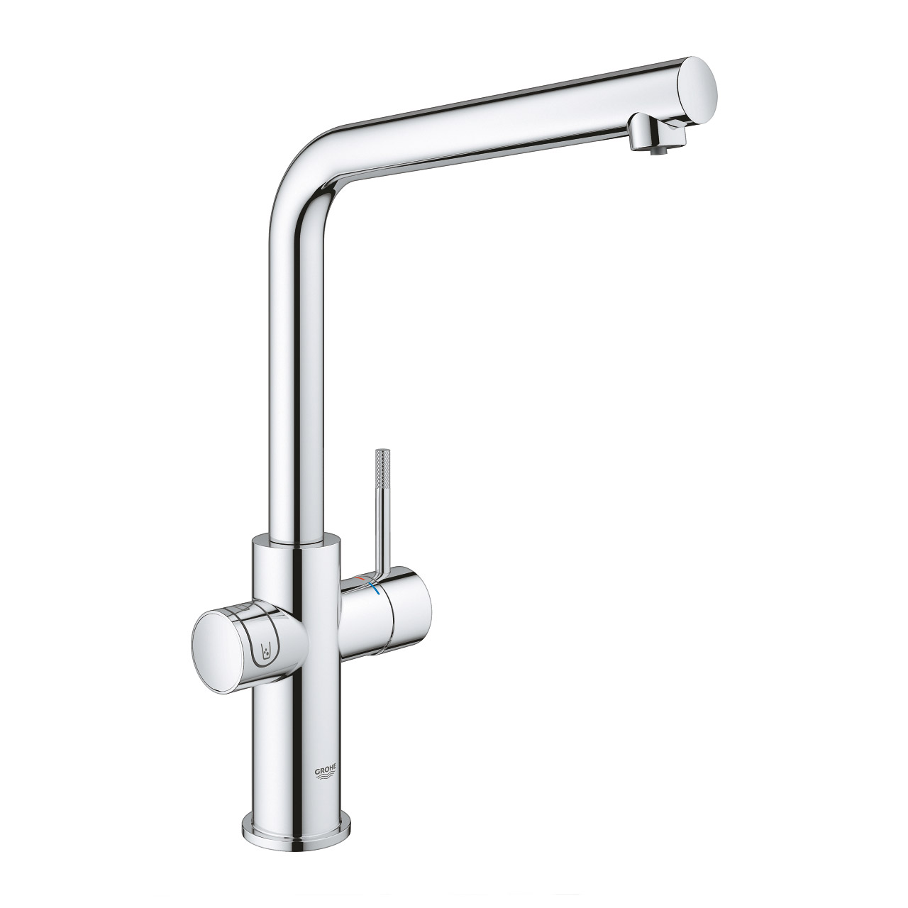 GROHE Blue Home ettgrepp kök L-pip, krom Krom