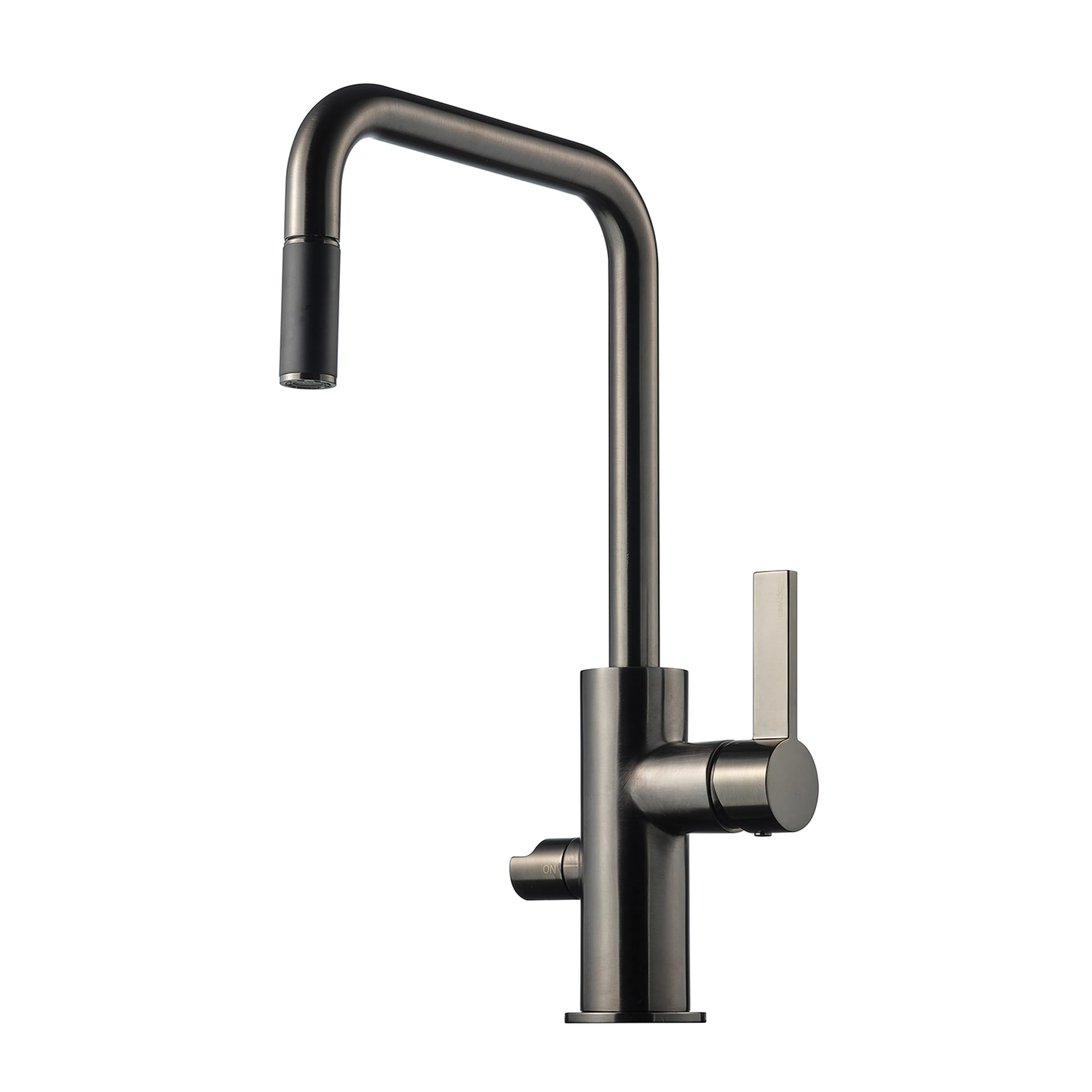 Børstet Black Chrome