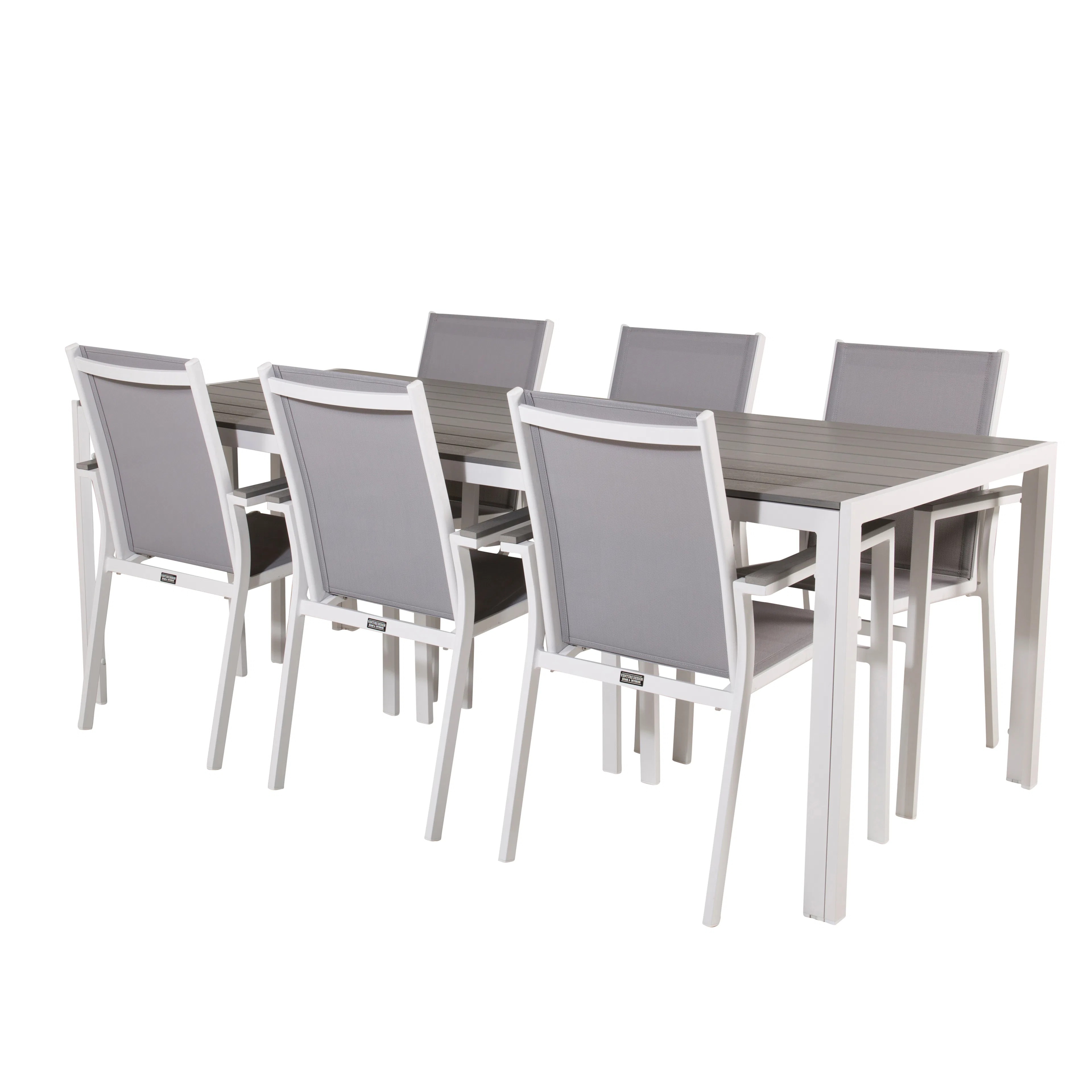Spisegruppe Venture Home Bront 205 med 6 Pincy Stoler