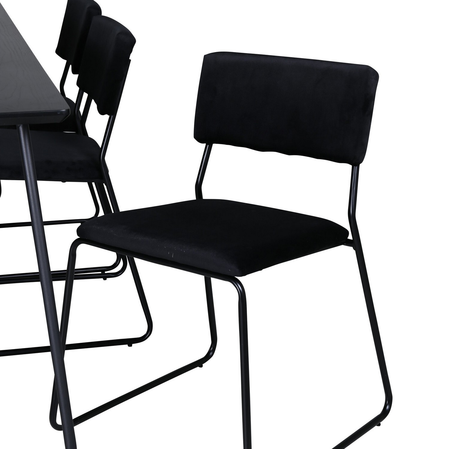 Spisegruppe Venture Home Annika med 6 Kungshamn Stoler Fløyel