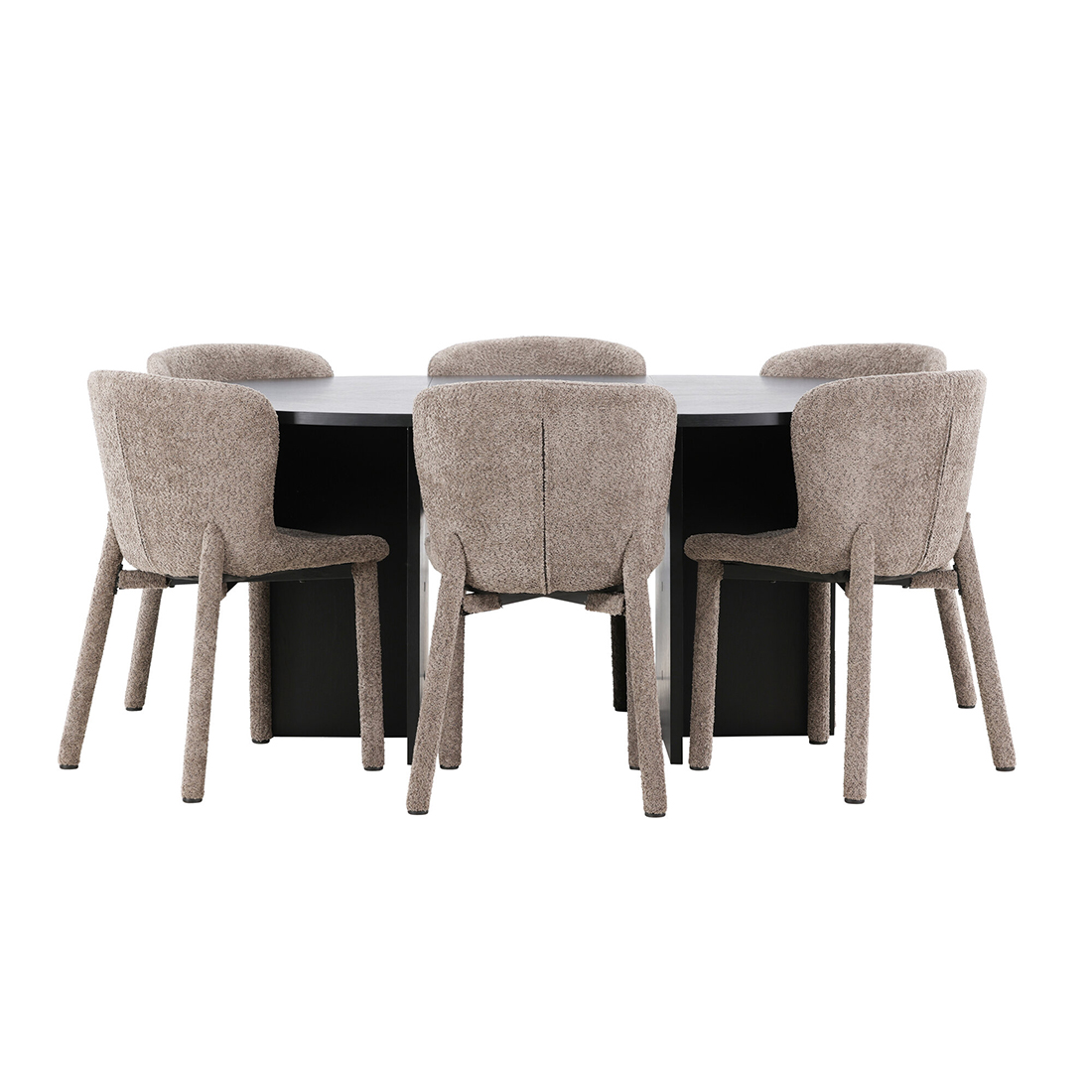 Spisegruppe Venture Home Strada Ø120 cm med 6st Astoria Spisestoler