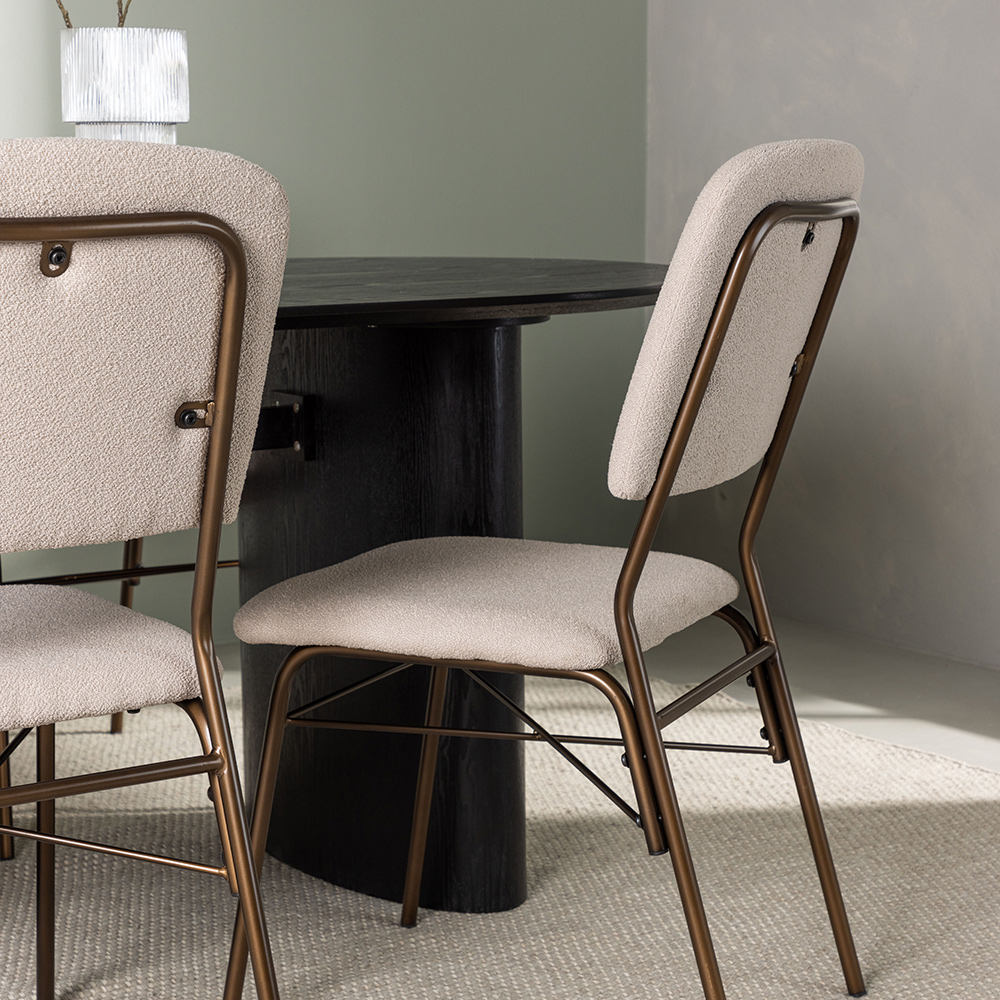 Spisegruppe Venture Home Isolde med 4 stk Seda Stoler
