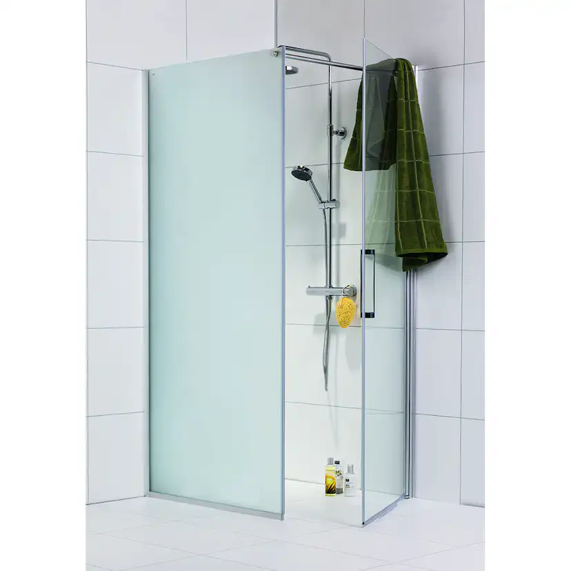 Dusjhjørne Noro Frost Concept Frostat+Klarglass