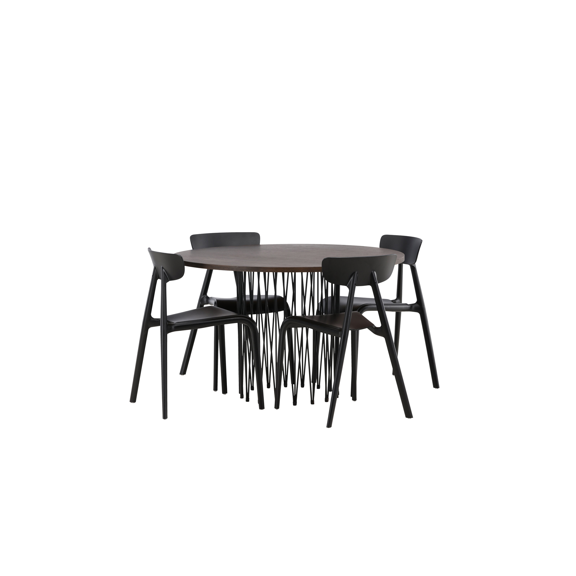 Spisegruppe furniture/fashion Stone med 4 Ursholmen Stoler