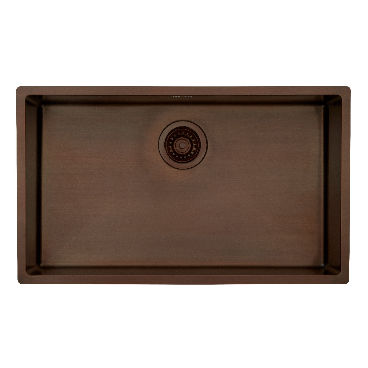 Lavabo Kubus 700 Soft, bruneret massiv messing Farge: Brun Messing, Overflate: Polert