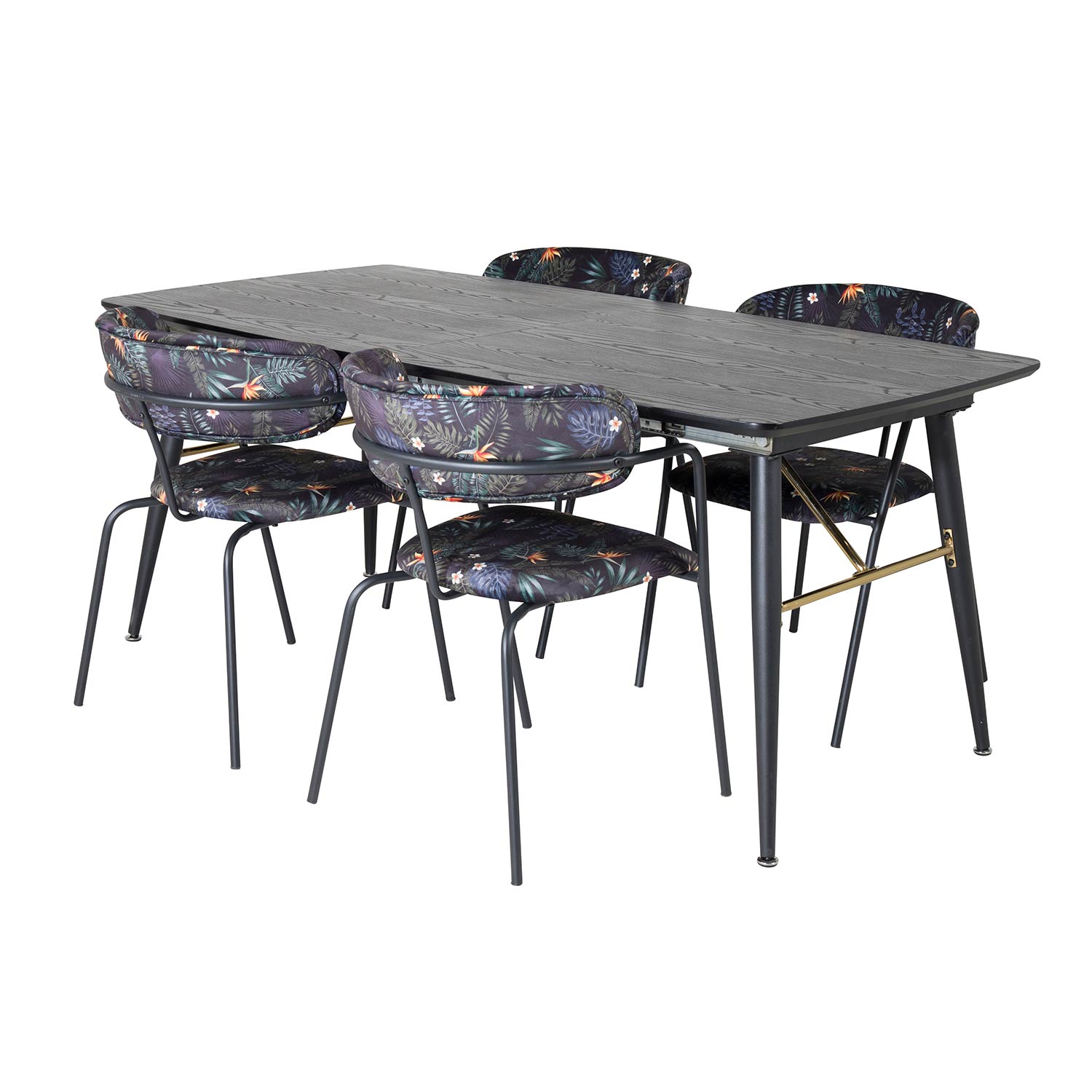 Spisegruppe Venture Home Gull med 4 Aris Stoler