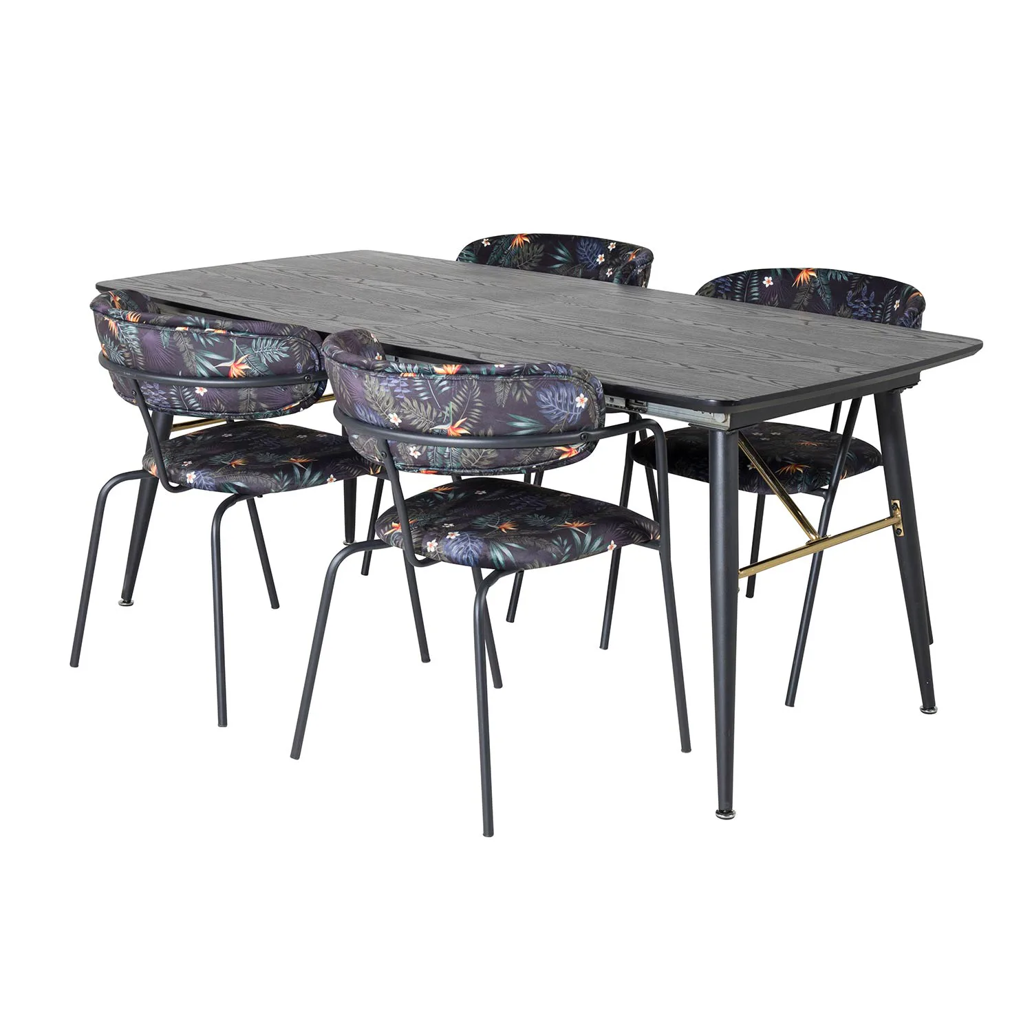 Spisegruppe Venture Home Gull med 4 Aris Stoler