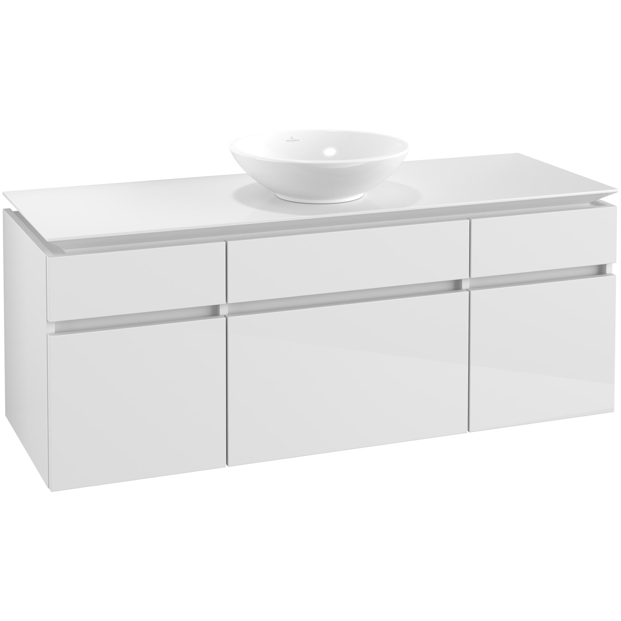 Tvättställsskåp Villeroy & Boch Legato med 5 Lådor för Ytmonterat Tvättställ från Övriga V&B Serier | badrum - badrumsmobler - tvattstallsskap-och-kommod | KakelKungen