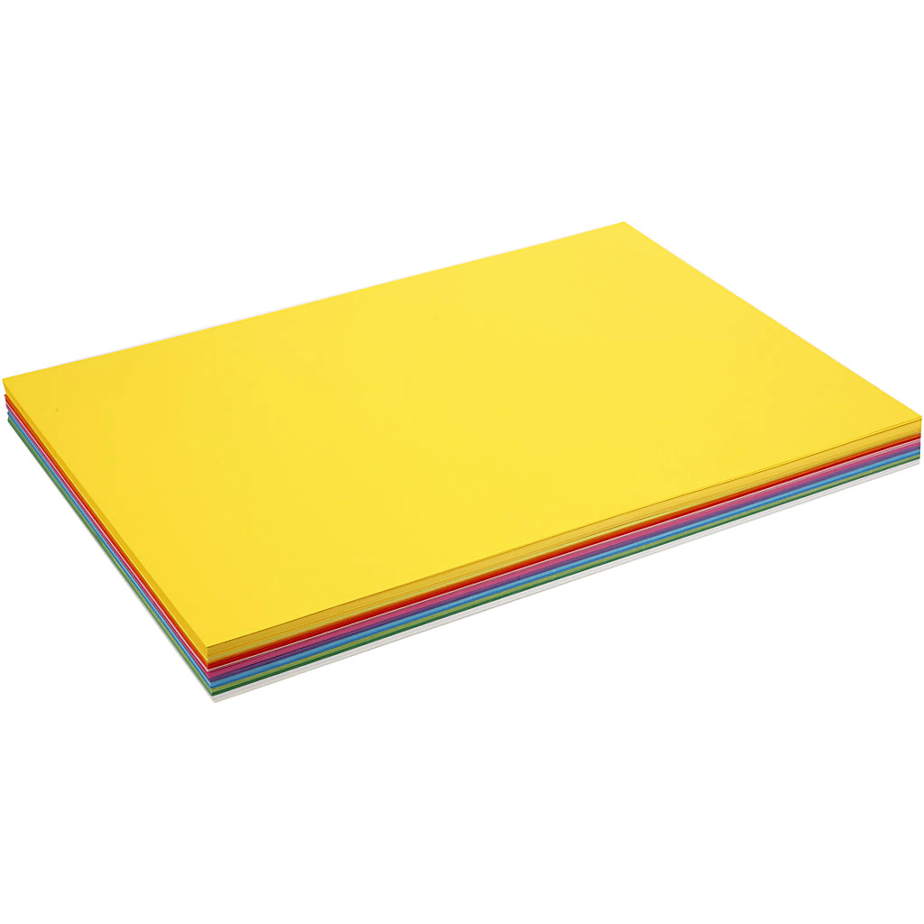 Vårkartong, mixade färger, A2, 420x600 mm, 180 g, 300 mix. a 300 st