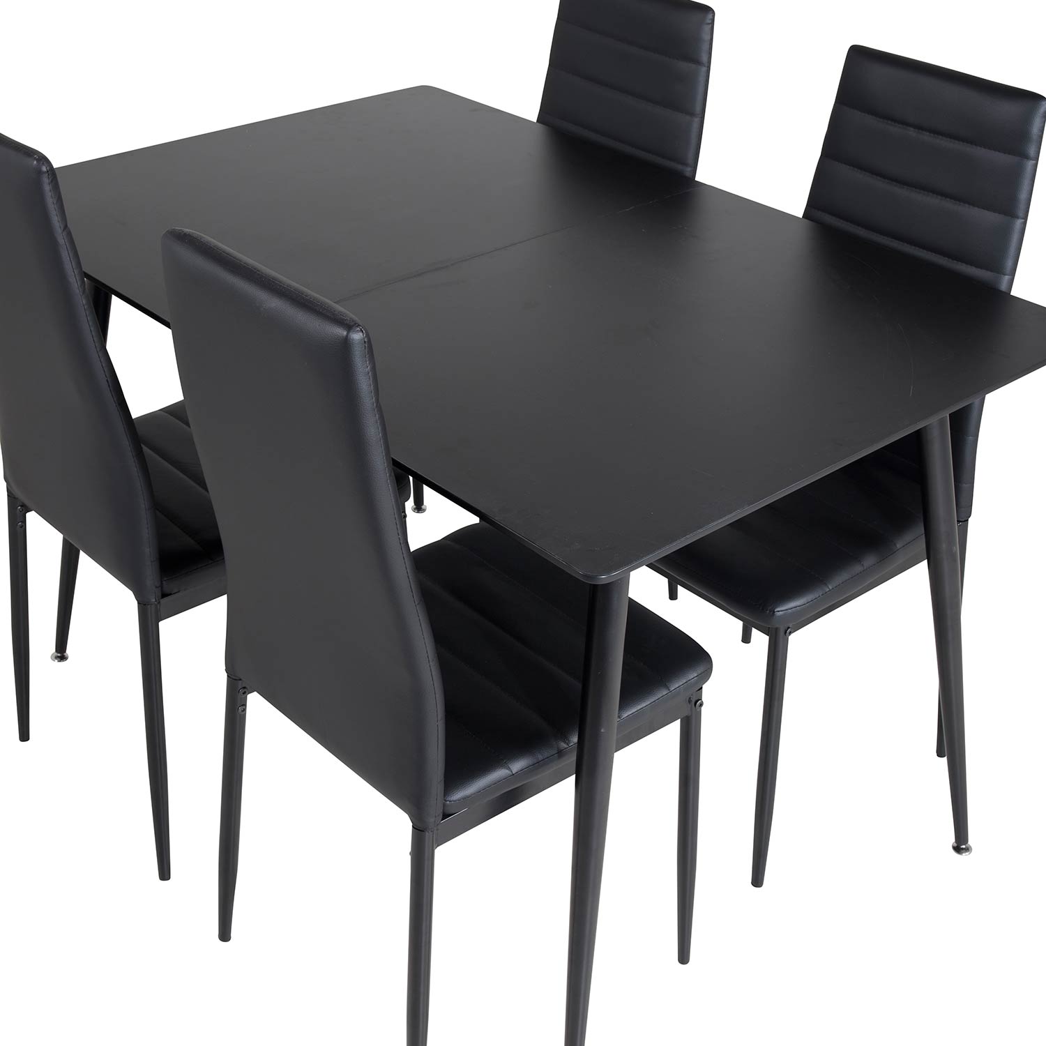 Spisegruppe Venture Home Silvia med Innleggsplate og 4 Sly Stoler