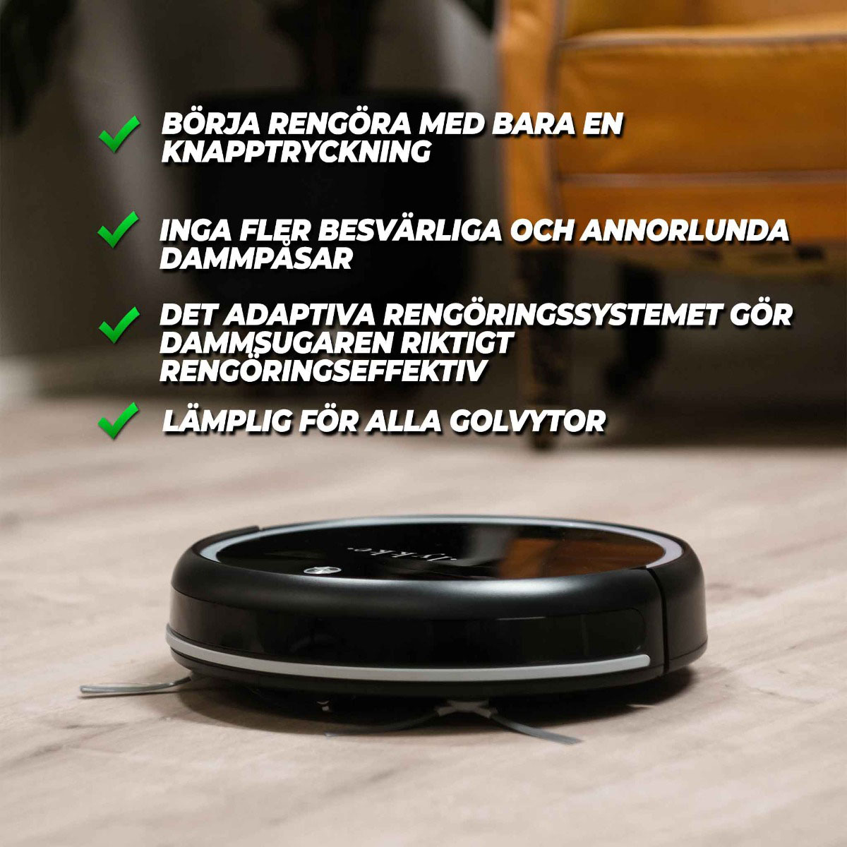 Robotstøvsuger Lykke Pro 1000