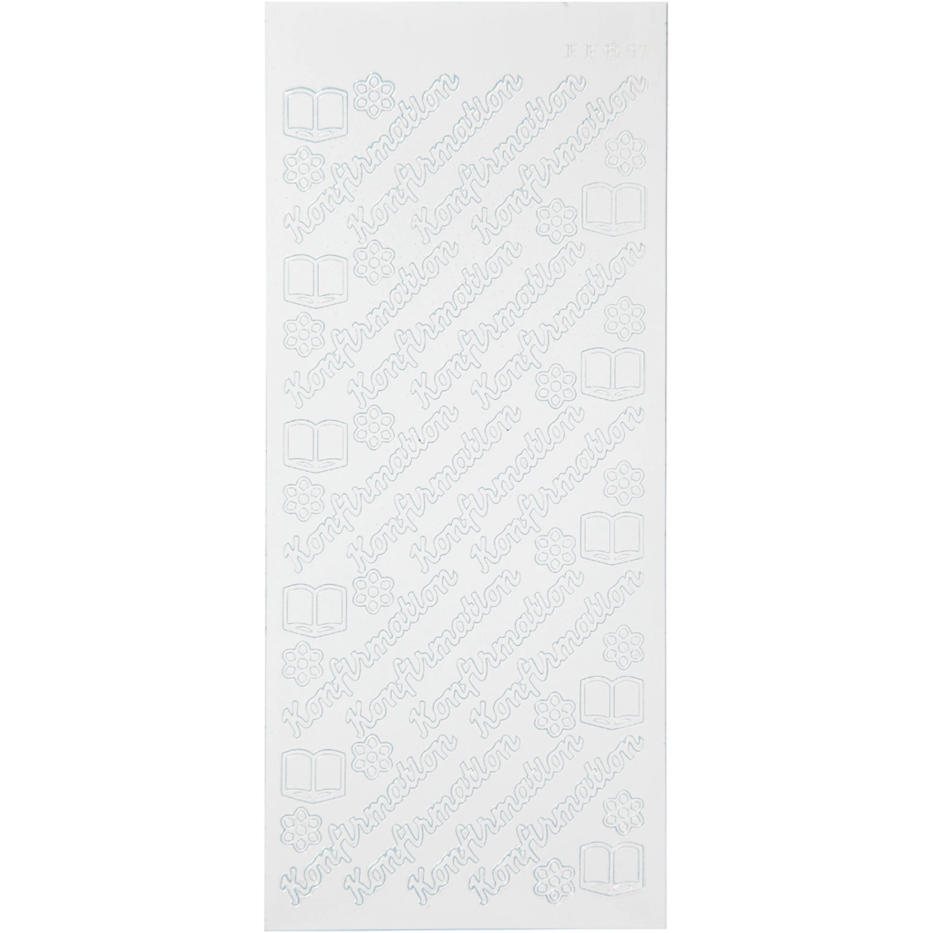 Stickers Creativ Company Konfirmasjon 10x23 cm