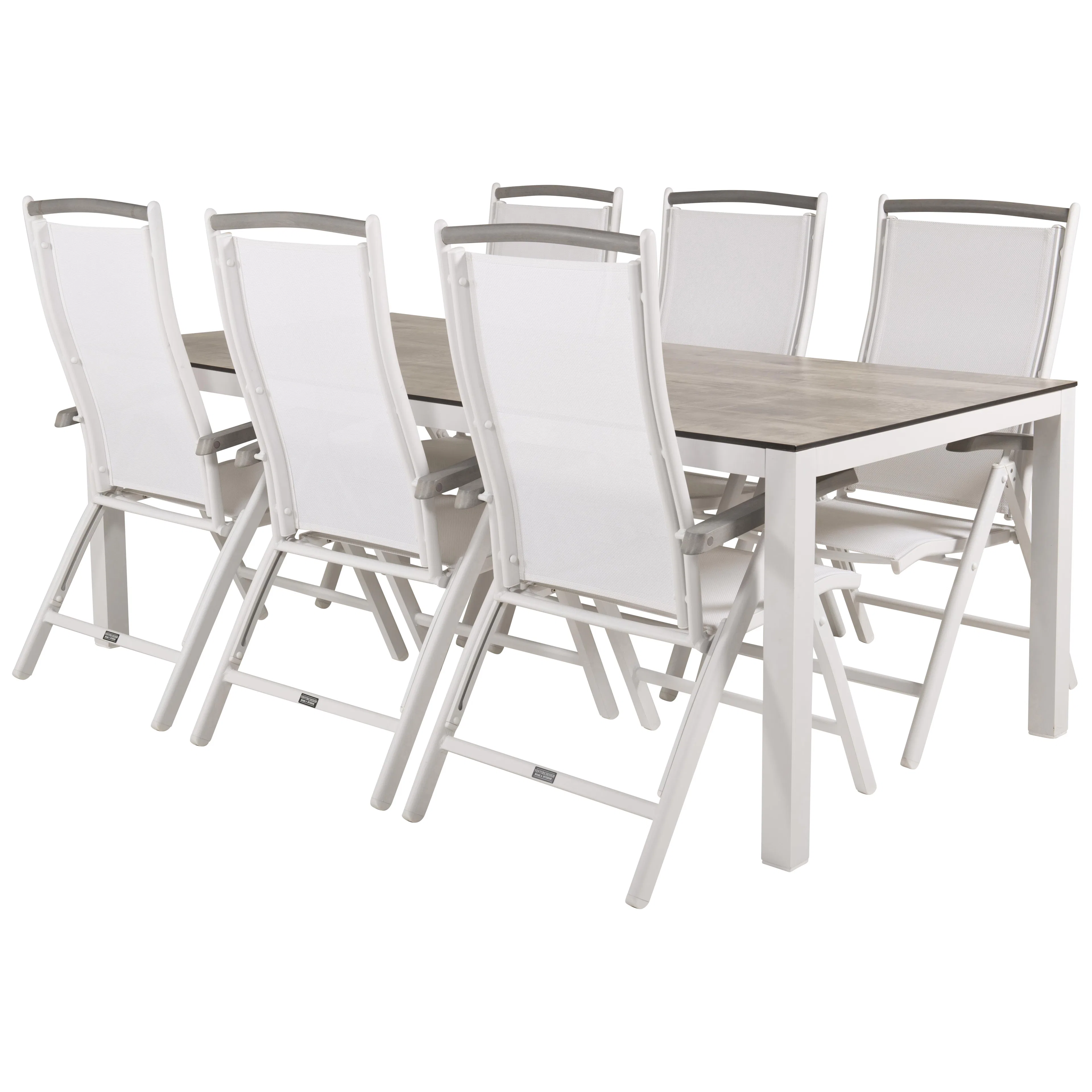 Spisegruppe Venture Home Lea 205 med 6 Aleyna Stoler