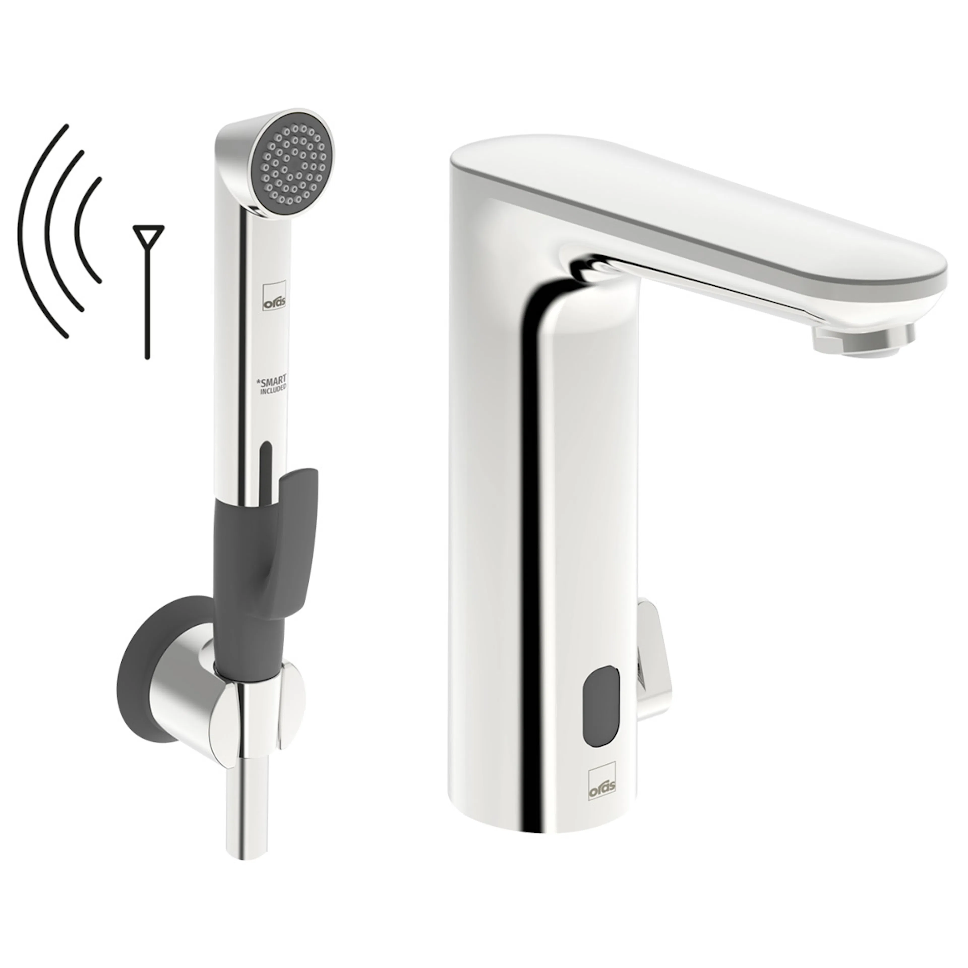 Tvättställsblandare Oras Electra 9362FZ med Bluetooth Beröringsfri och Handdusch