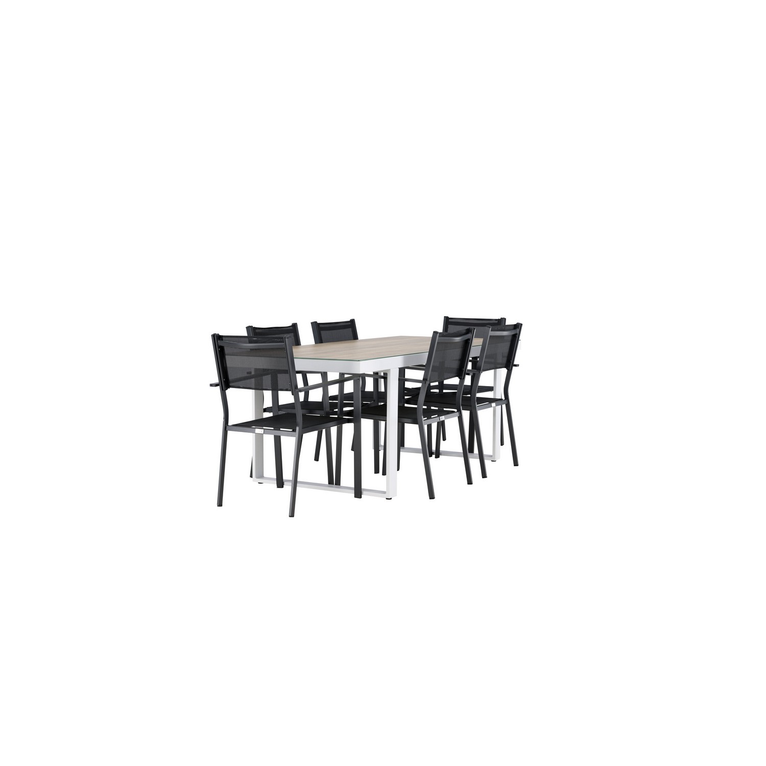 Hagegruppe Venture Home Merlo med 6 Copacabana Stoler