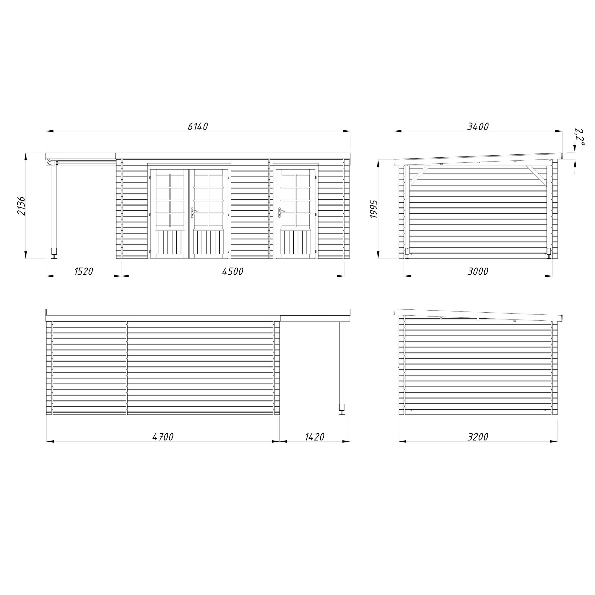 Gjestehytte Palmako Britta 17,5 M2