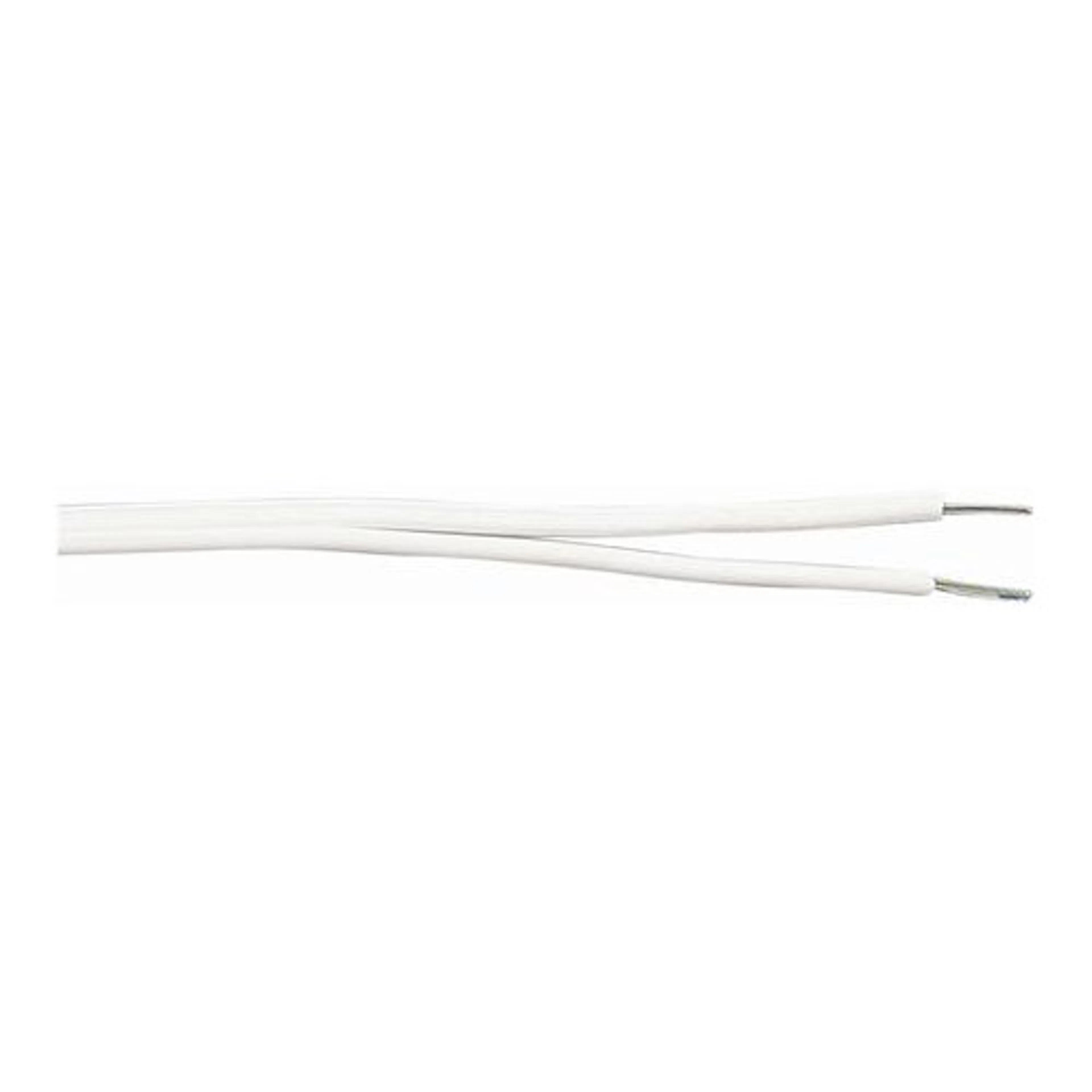 Kabel Malmbergs EKU 2x0,7 Hvit